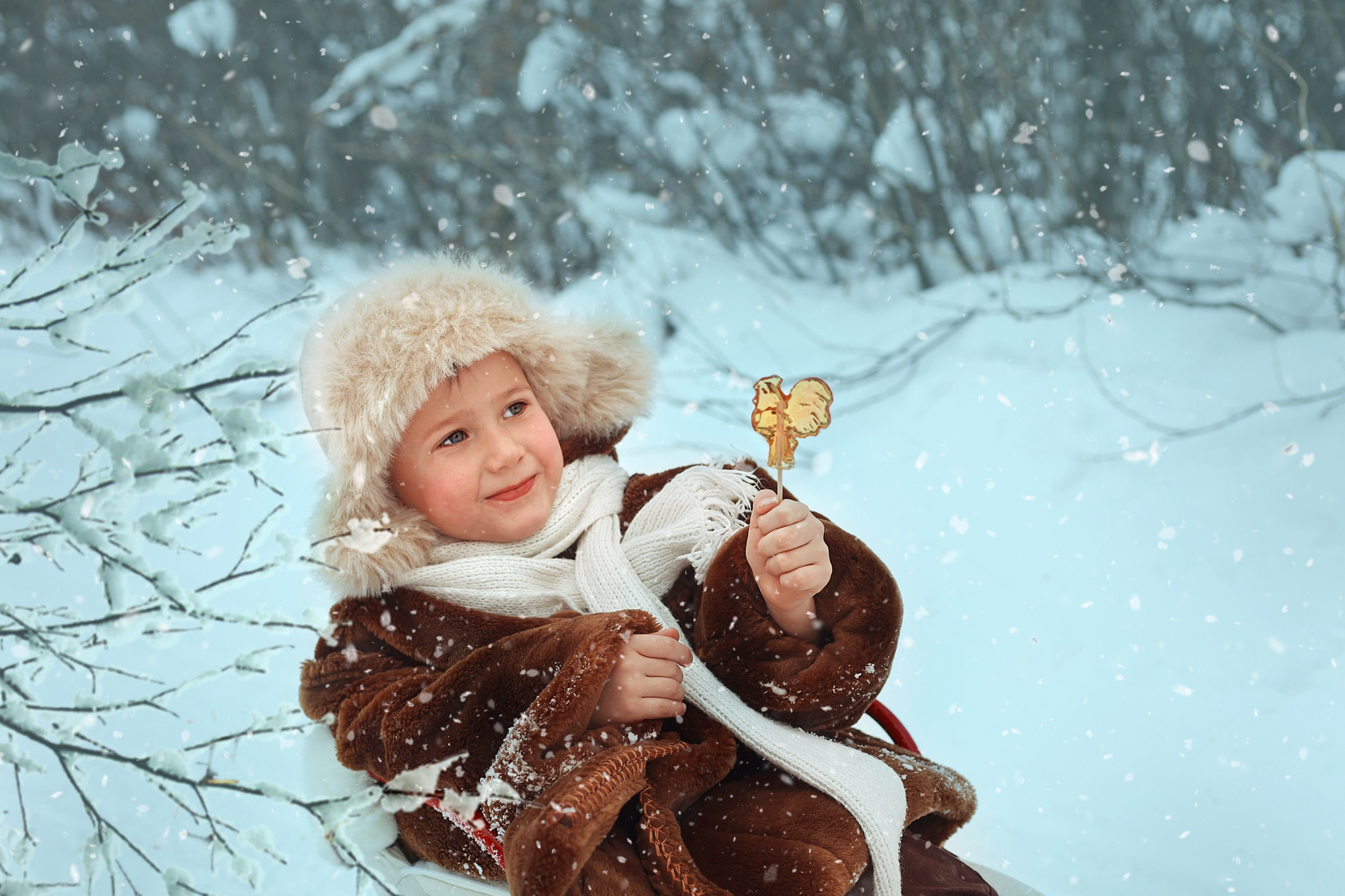 Зимние забавы. Детский и семейный фотограф в Бердске и Новосибирске Дарья Гребнева