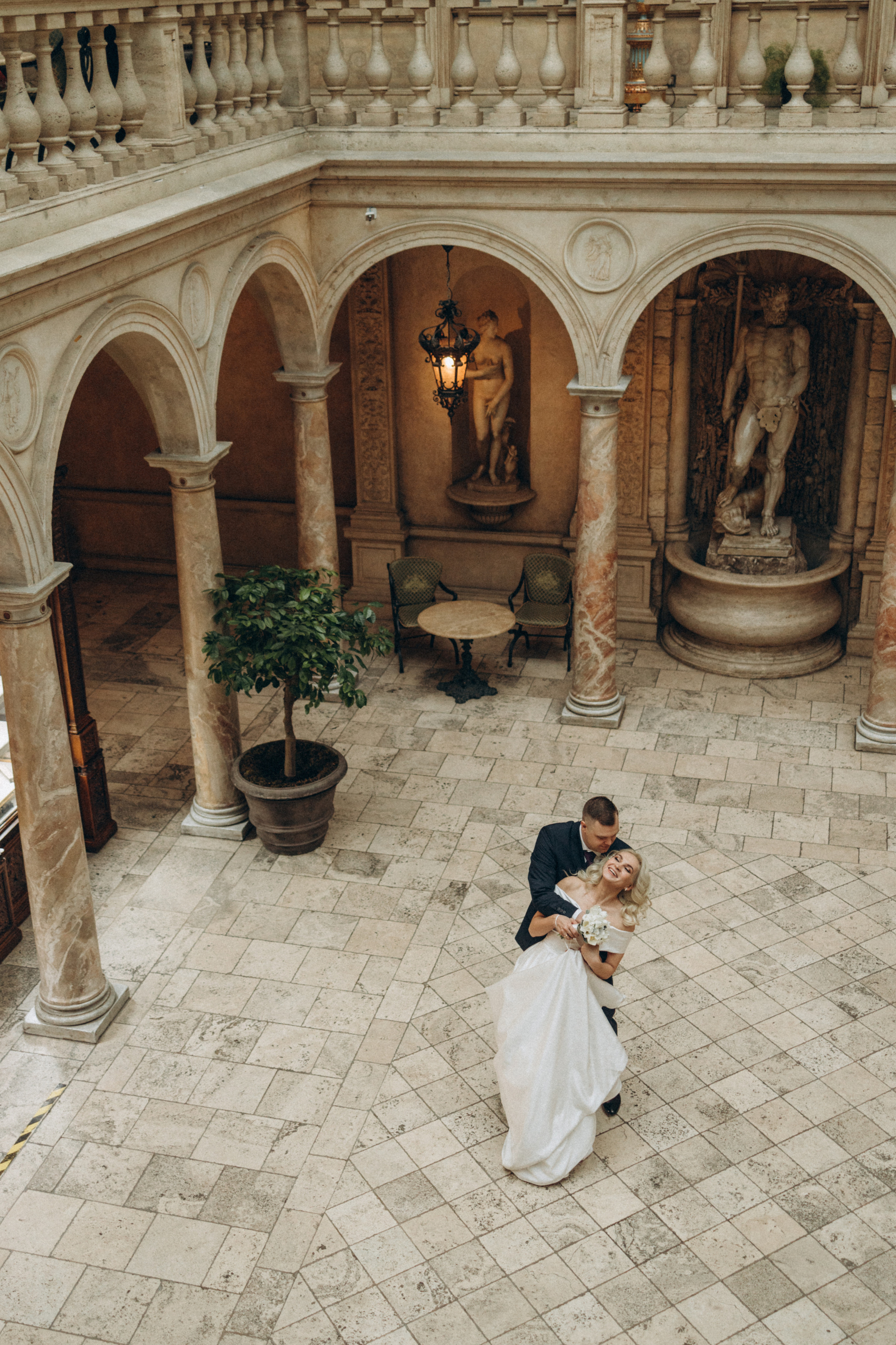 Кусочек Италии в снежной Москве. Фотограф Валерия Ковпак. Москва. Химки. Куркино