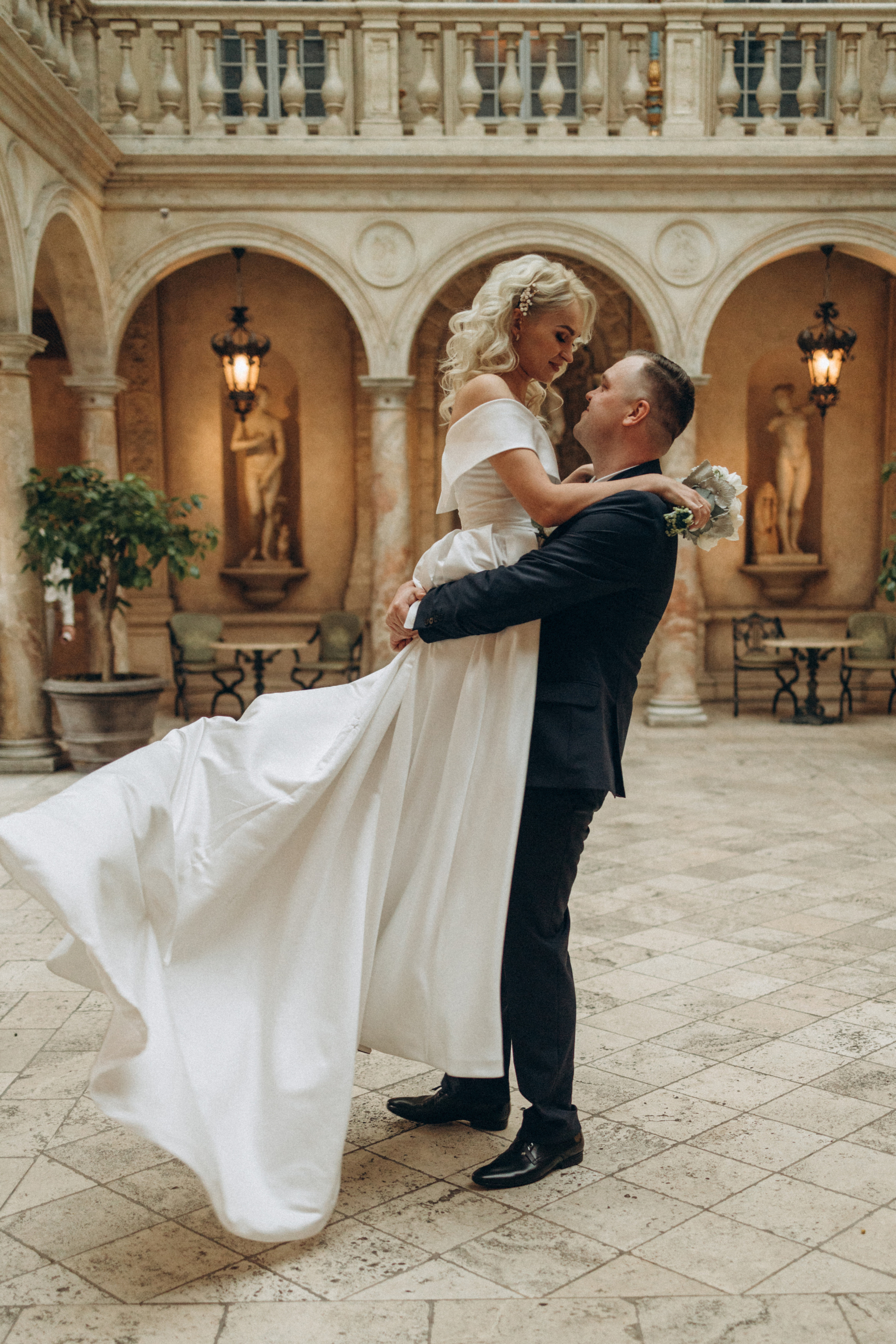 Кусочек Италии в снежной Москве. Фотограф Валерия Ковпак. Москва. Химки. Куркино