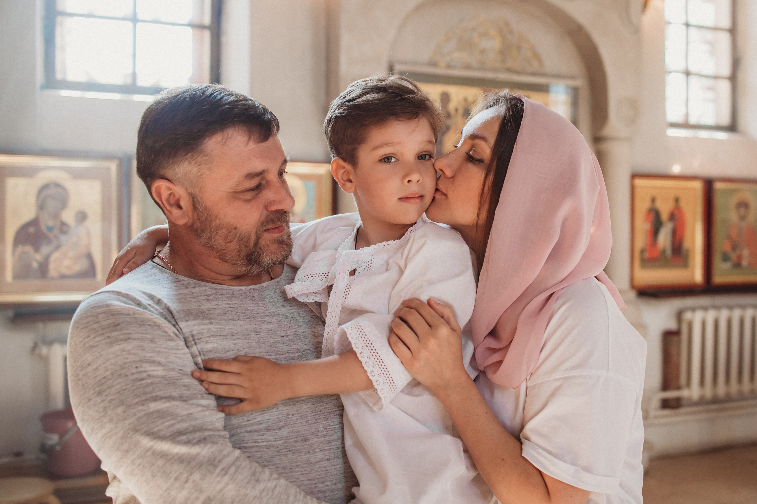 Крещение Александра. Семейный фотограф и видеограф Попова Юлия
