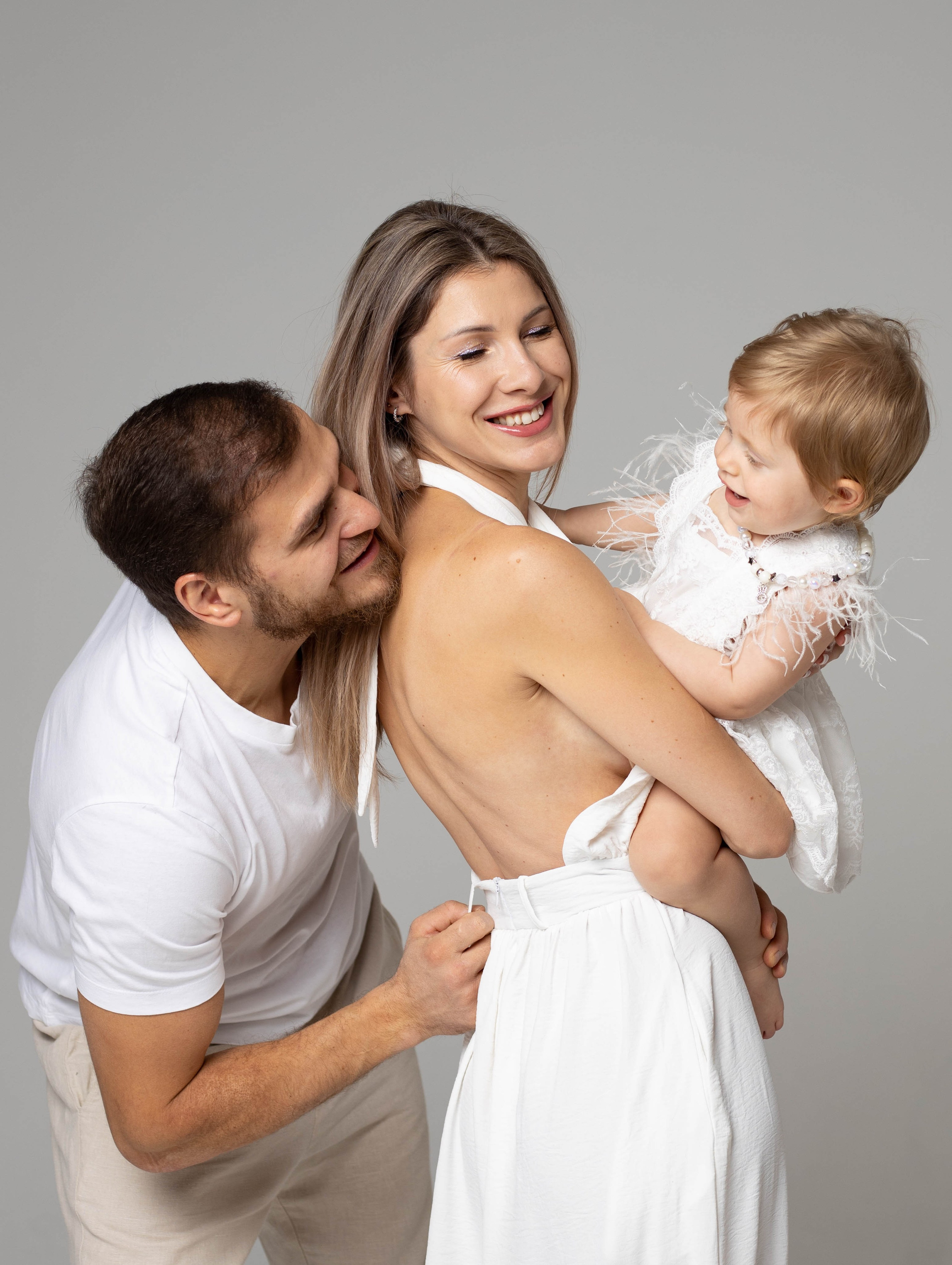 День рождения малышки Мии в кругу семьи. Фотограф Елена Варзиева