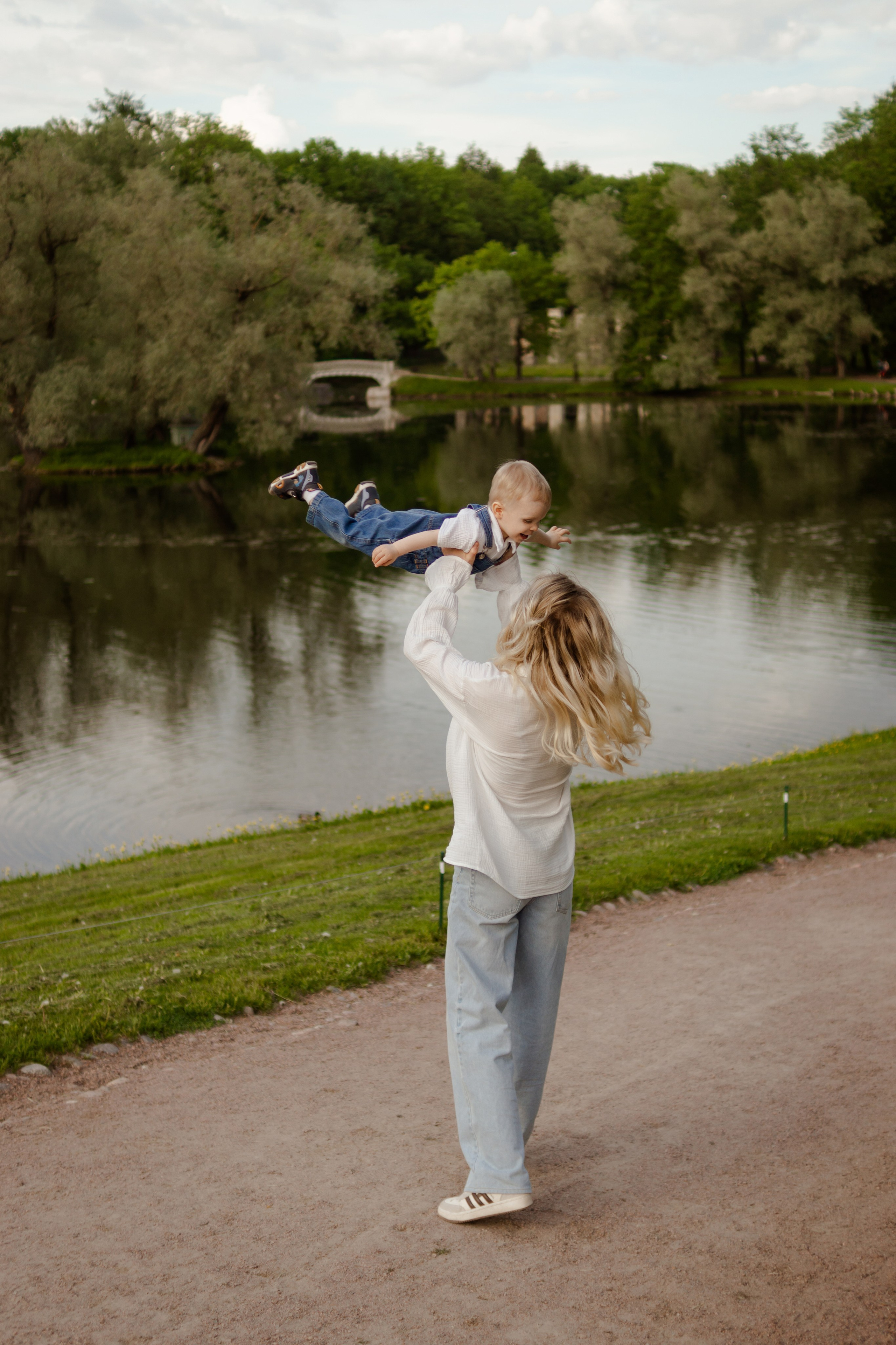 Аня с сыном Сашей