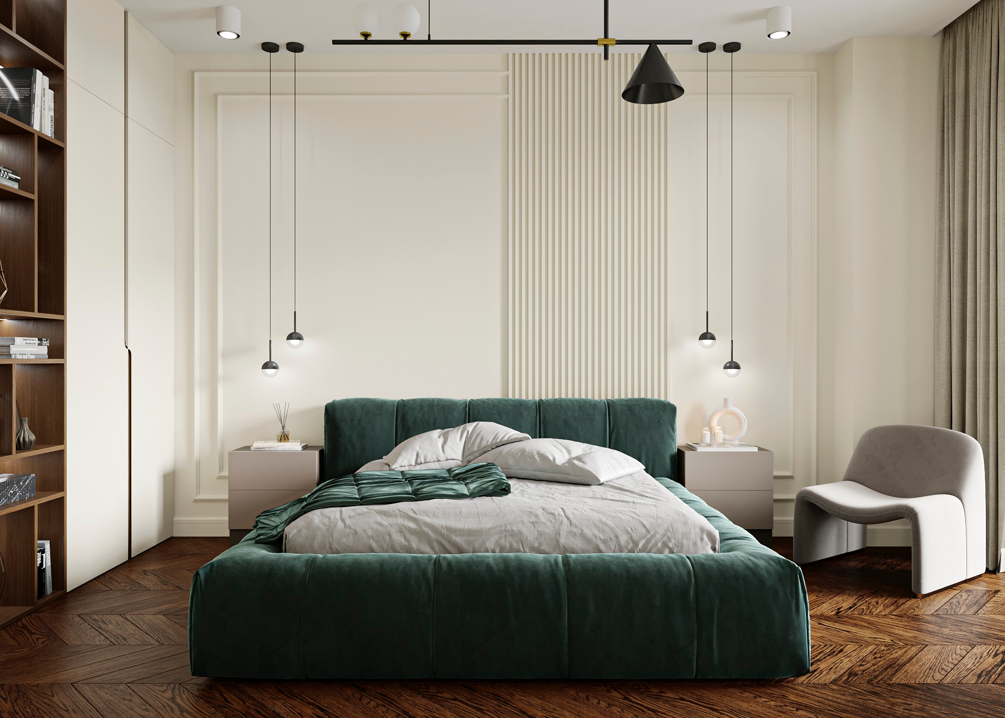 ЭРИСТРАВИ 2 (ТБИЛИСИ) 58 КВ.М. Irina Balykina — Interior 3D Visualisation