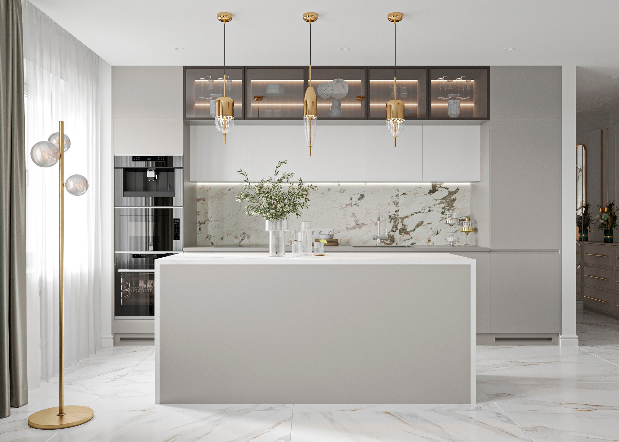 Г. ОРЕХОВО — ЗУЕВО 126 КВ.М. Irina Balykina — Interior 3D Visualisation