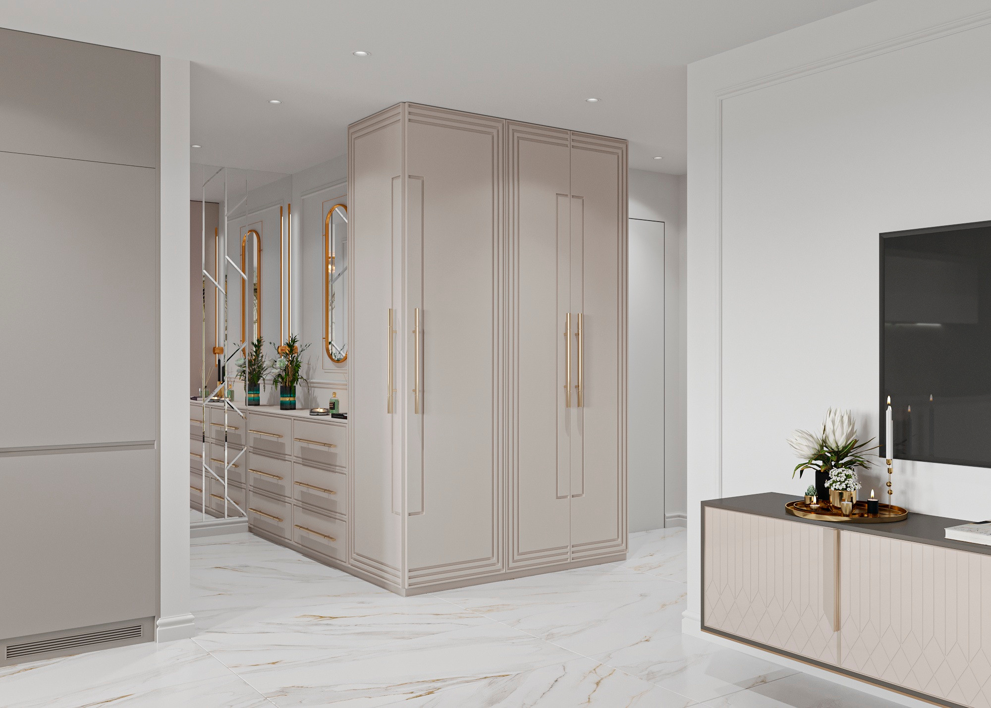 Г. ОРЕХОВО — ЗУЕВО 126 КВ.М. Irina Balykina — Interior 3D Visualisation