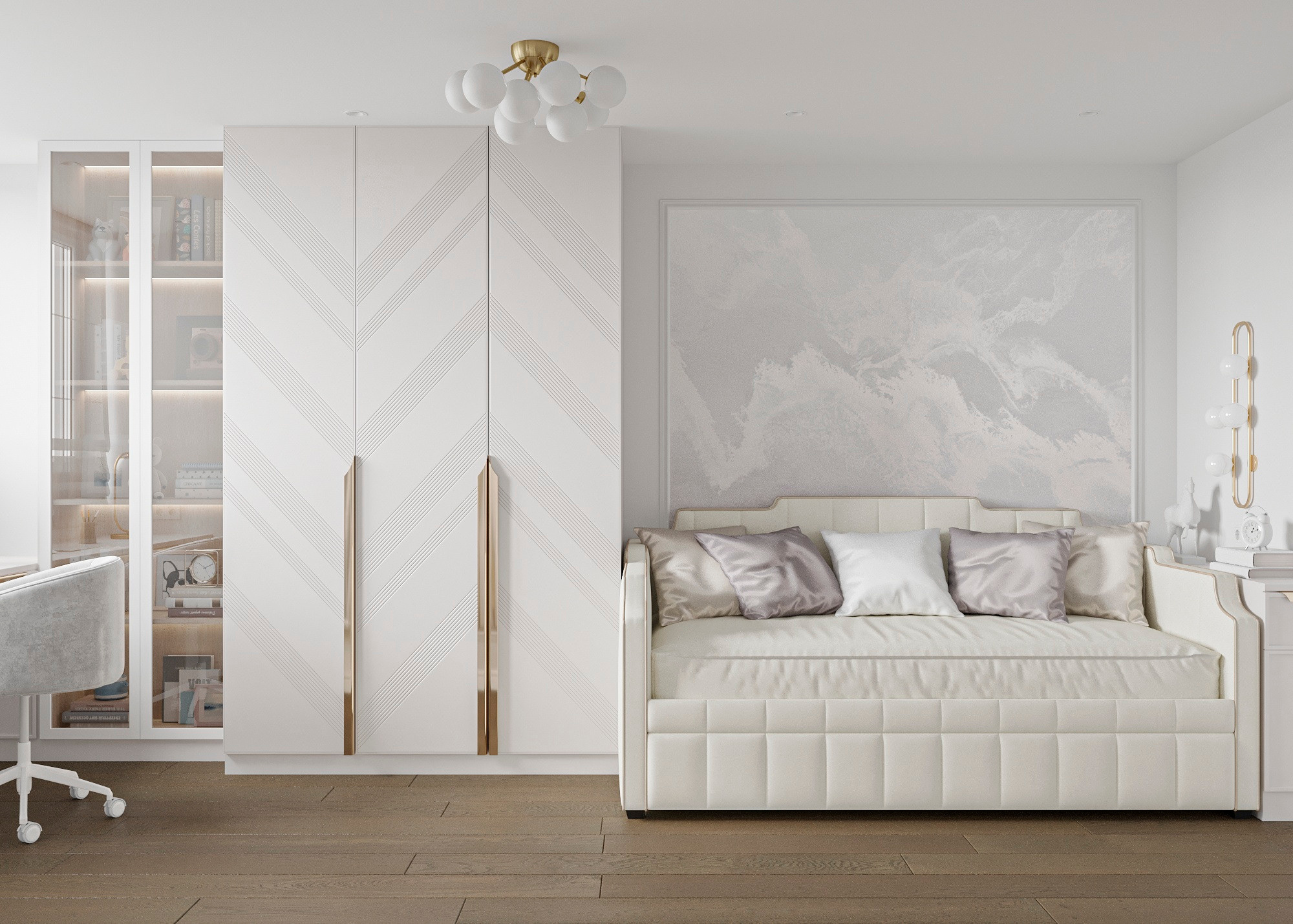 Г. ОРЕХОВО — ЗУЕВО 126 КВ.М. Irina Balykina — Interior 3D Visualisation