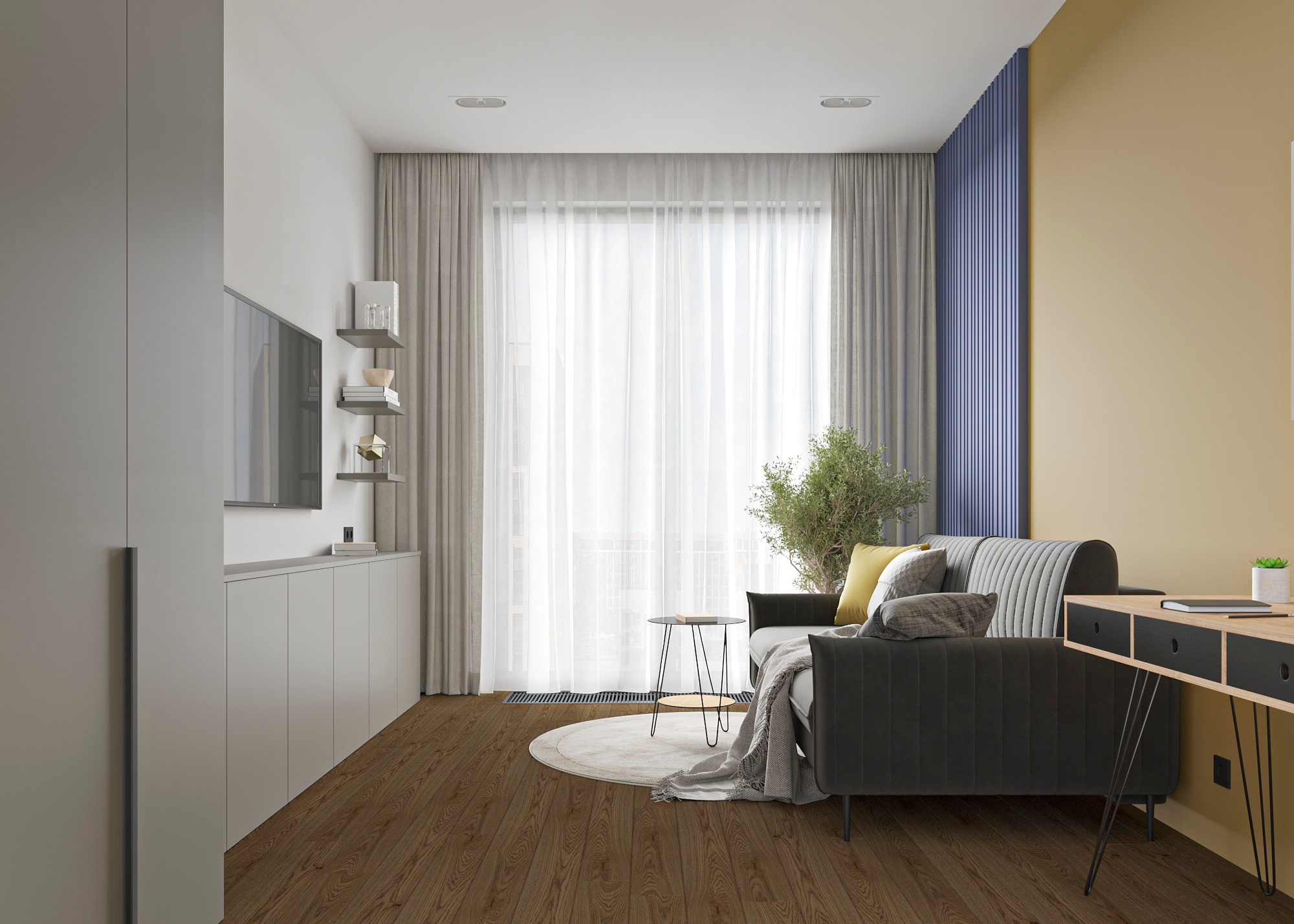 ЖК ЗИЛАРТ 3 (МОСКВА). Irina Balykina — Interior 3D Visualisation