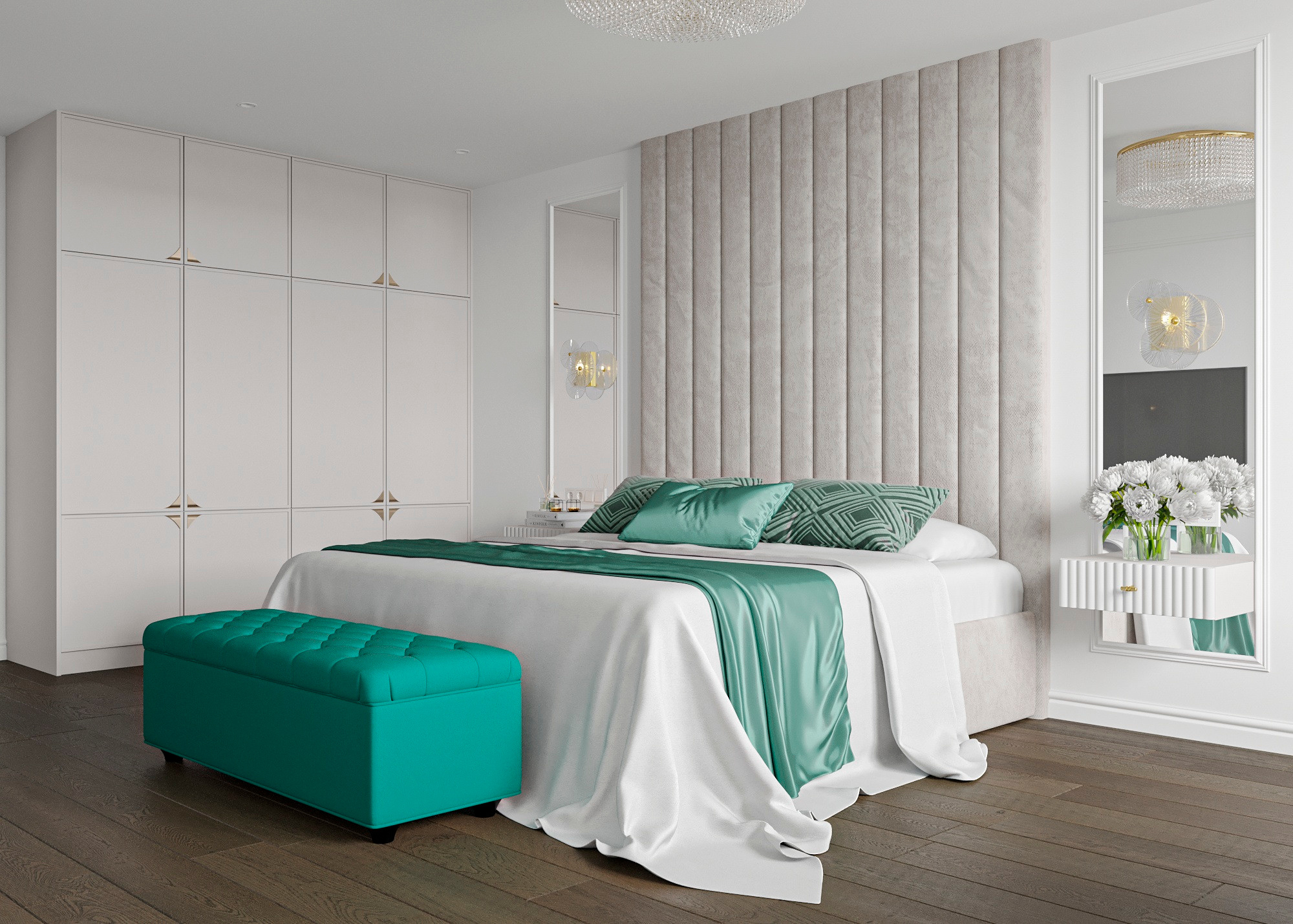 Г. ОРЕХОВО — ЗУЕВО 126 КВ.М. Irina Balykina — Interior 3D Visualisation