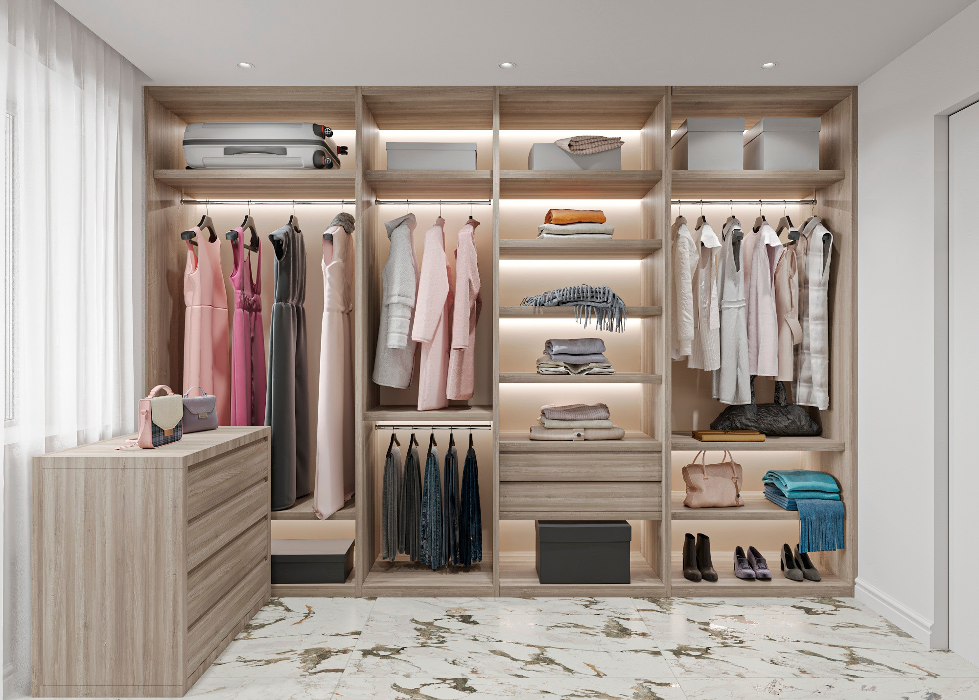 Г. ОРЕХОВО — ЗУЕВО 126 КВ.М. Irina Balykina — Interior 3D Visualisation