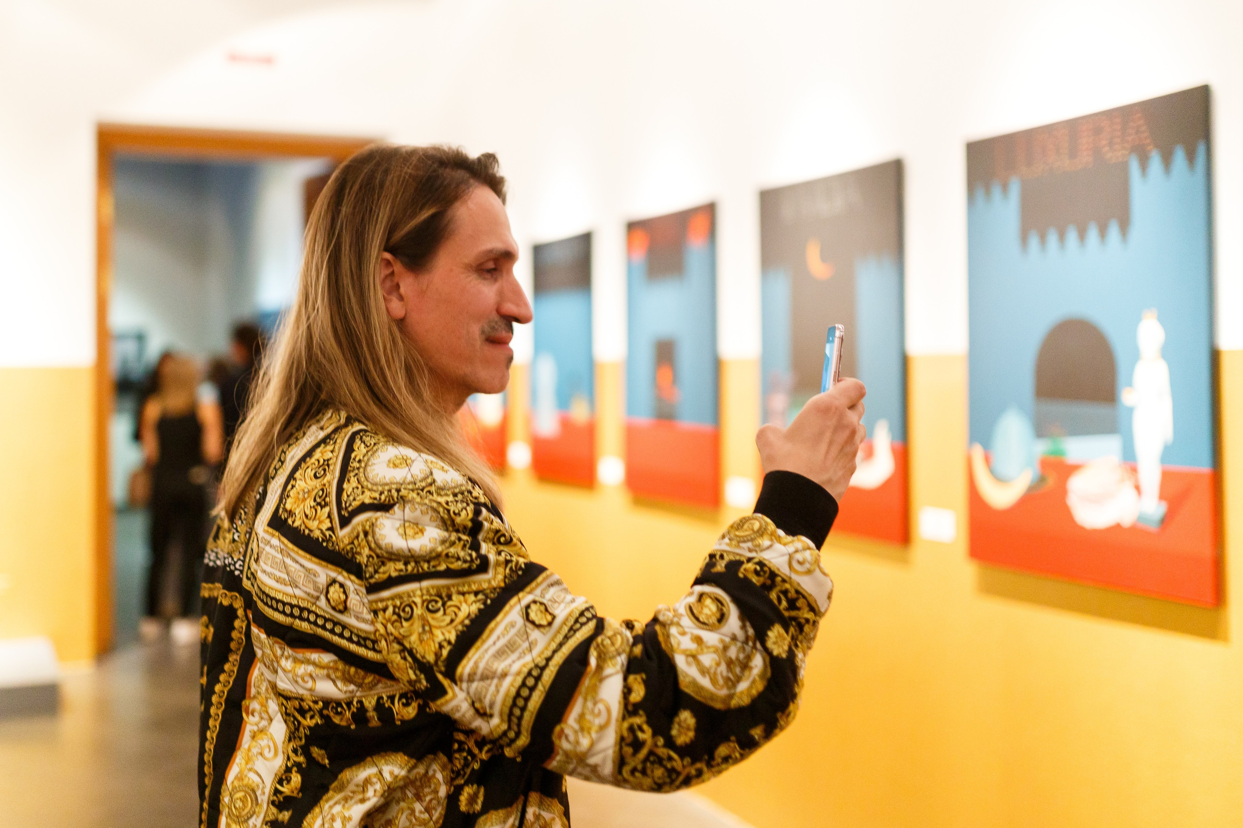 Открытите выставки Небесная География или разбор полетов Андрея Филиппова. Фотограф Иван Недорез