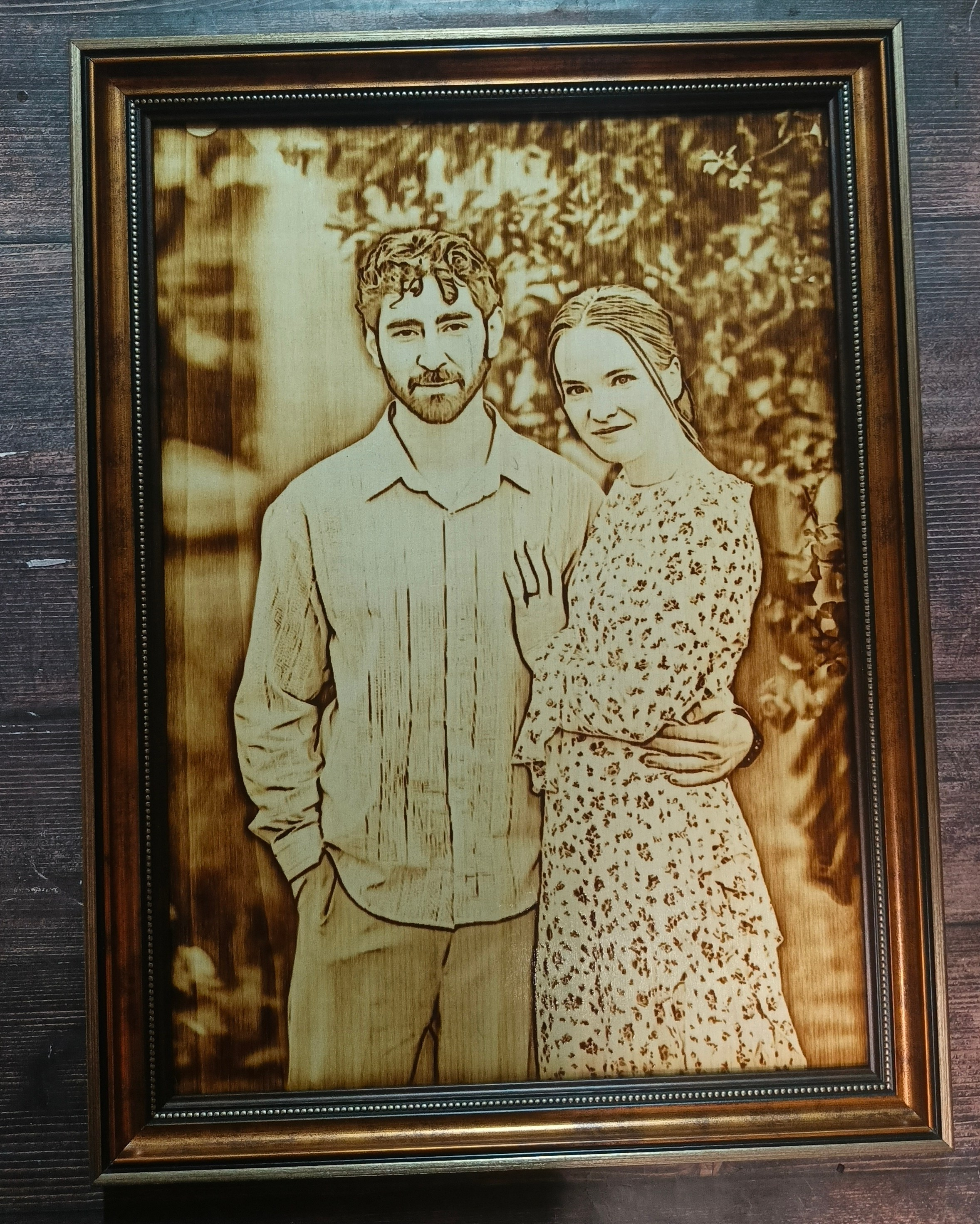 Портреты. Выжигания картин и портретов по фото