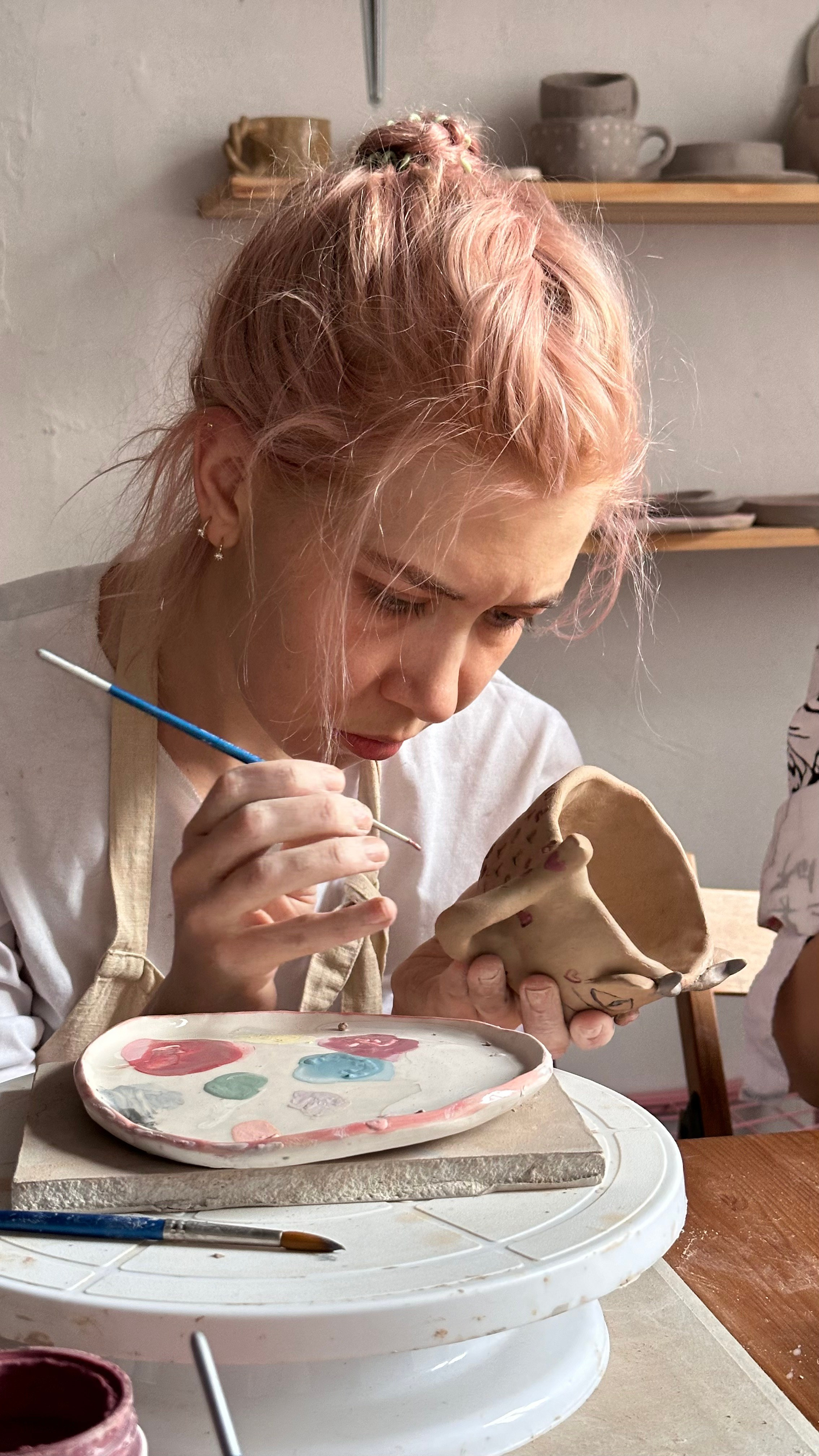 МК в студии керамики VALERDE. Фотограф Екатерина Козловская