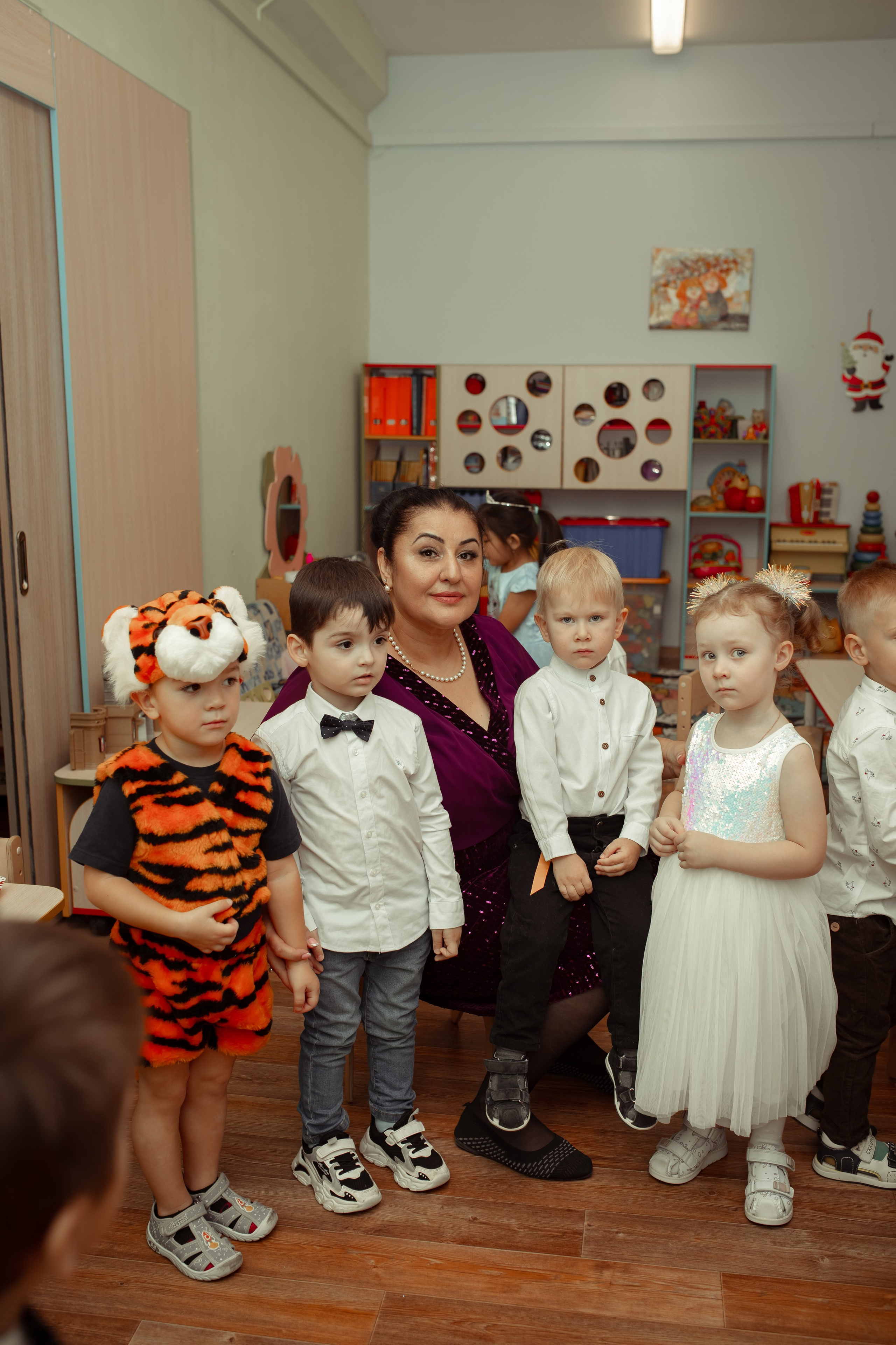 Новогодний утренник в детском саду. Семейный и детский фотограф в Москве Дорогова Екатерина