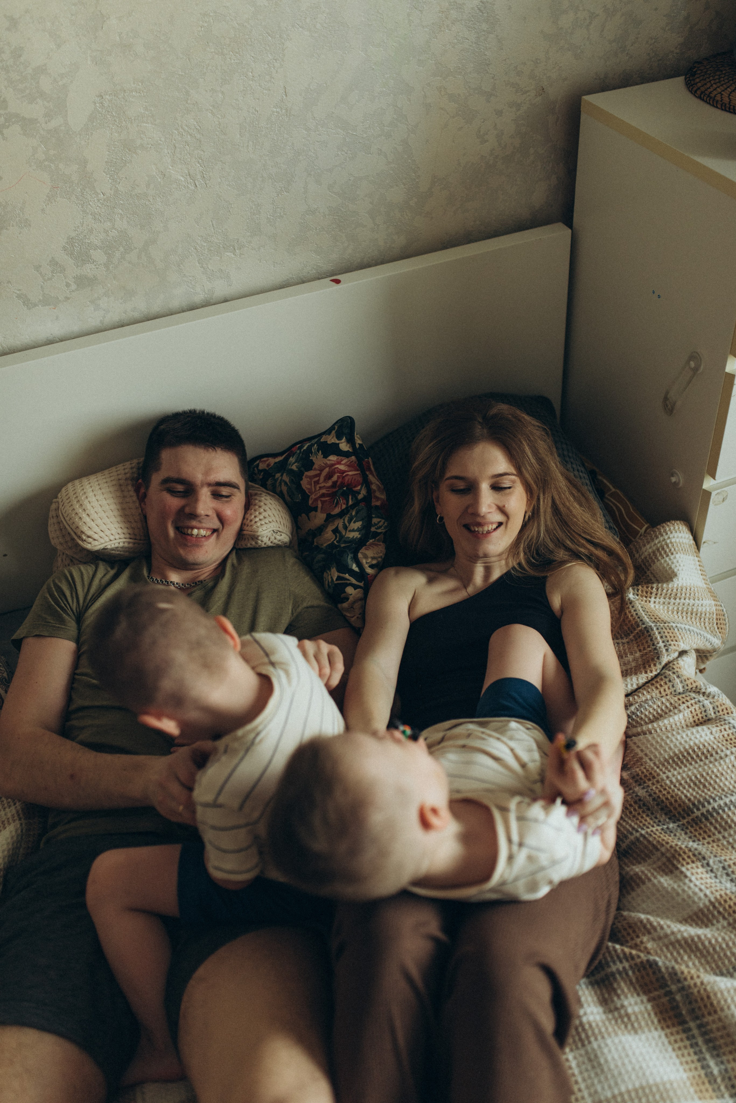 Веселая домашняя съемка. Семейный фотограф в Москве Екатерина Север