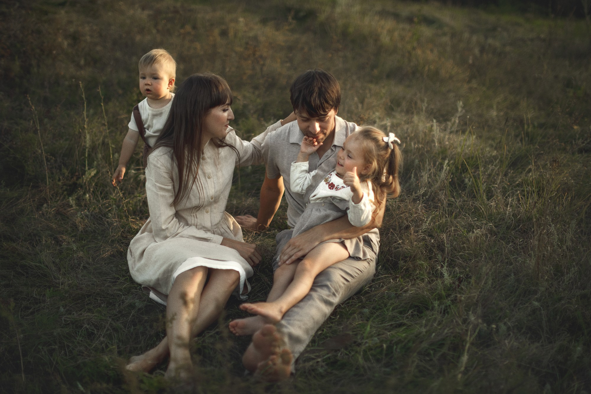 Счастливая семья на фотосессии в Тамбове, Воронеже, Липецке  - фотограф Марина Смаль