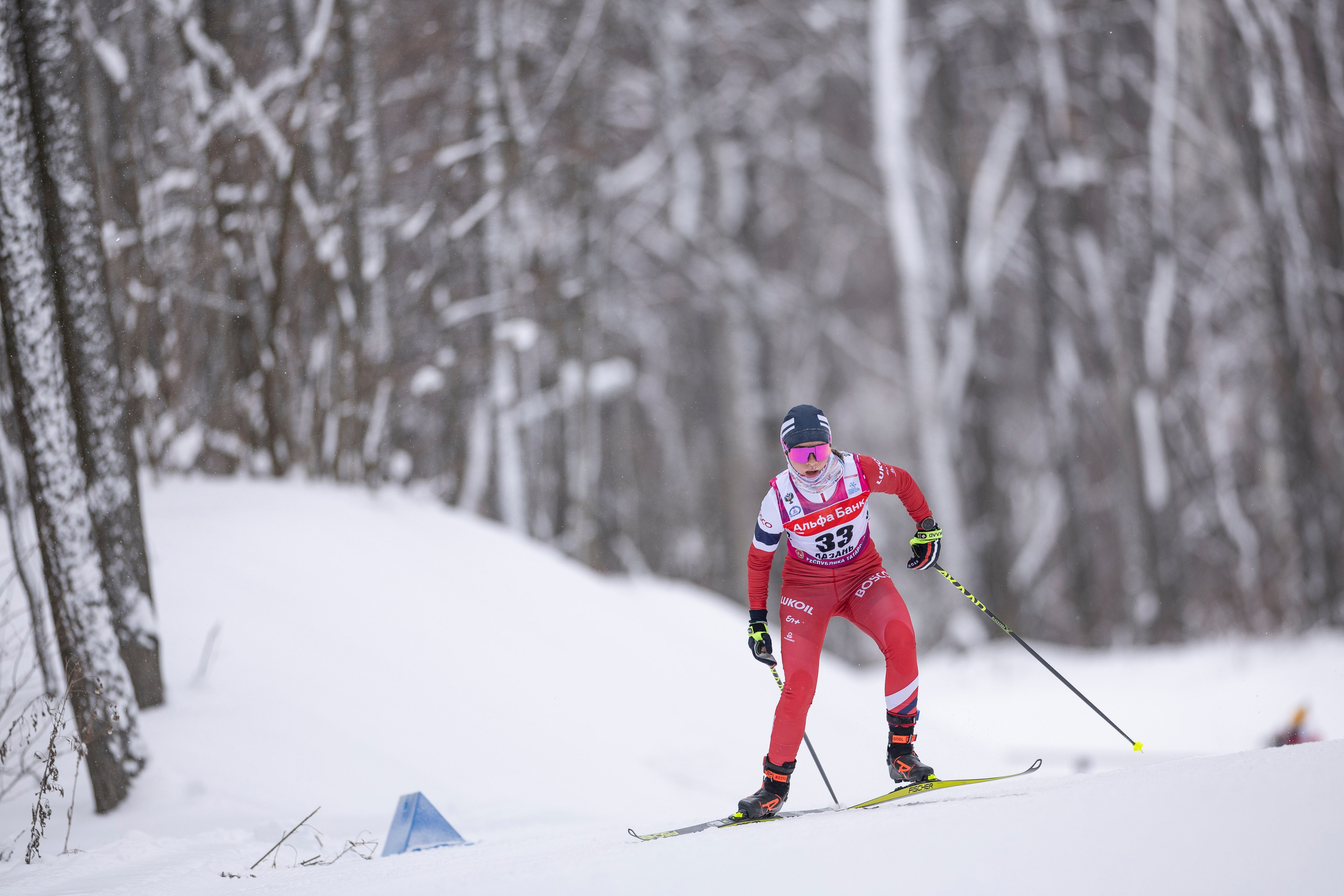 Кубок Росси по лыжным гонкам 2024. Женщины 10 км. Спортивный репортажный фотограф Казань Нафис Сиразетдинов