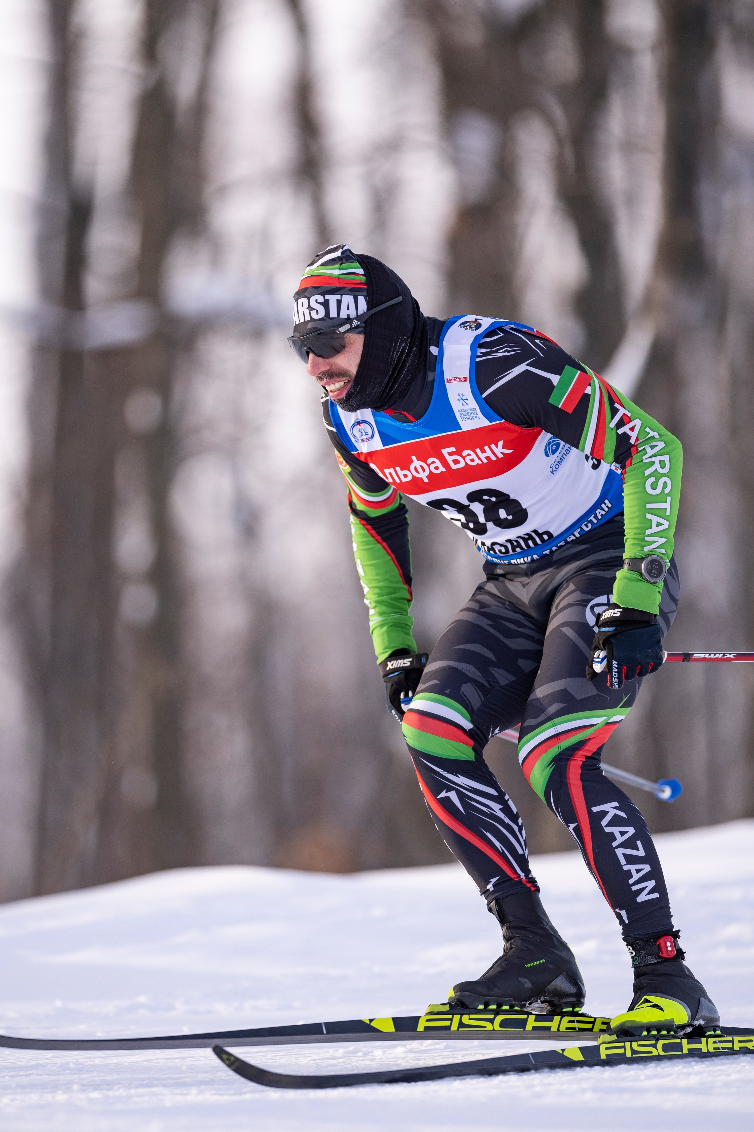 Кубок России по лыжным гонкам 2024. Спринт, мужчины. Спортивный репортажный фотограф Казань Нафис Сиразетдинов
