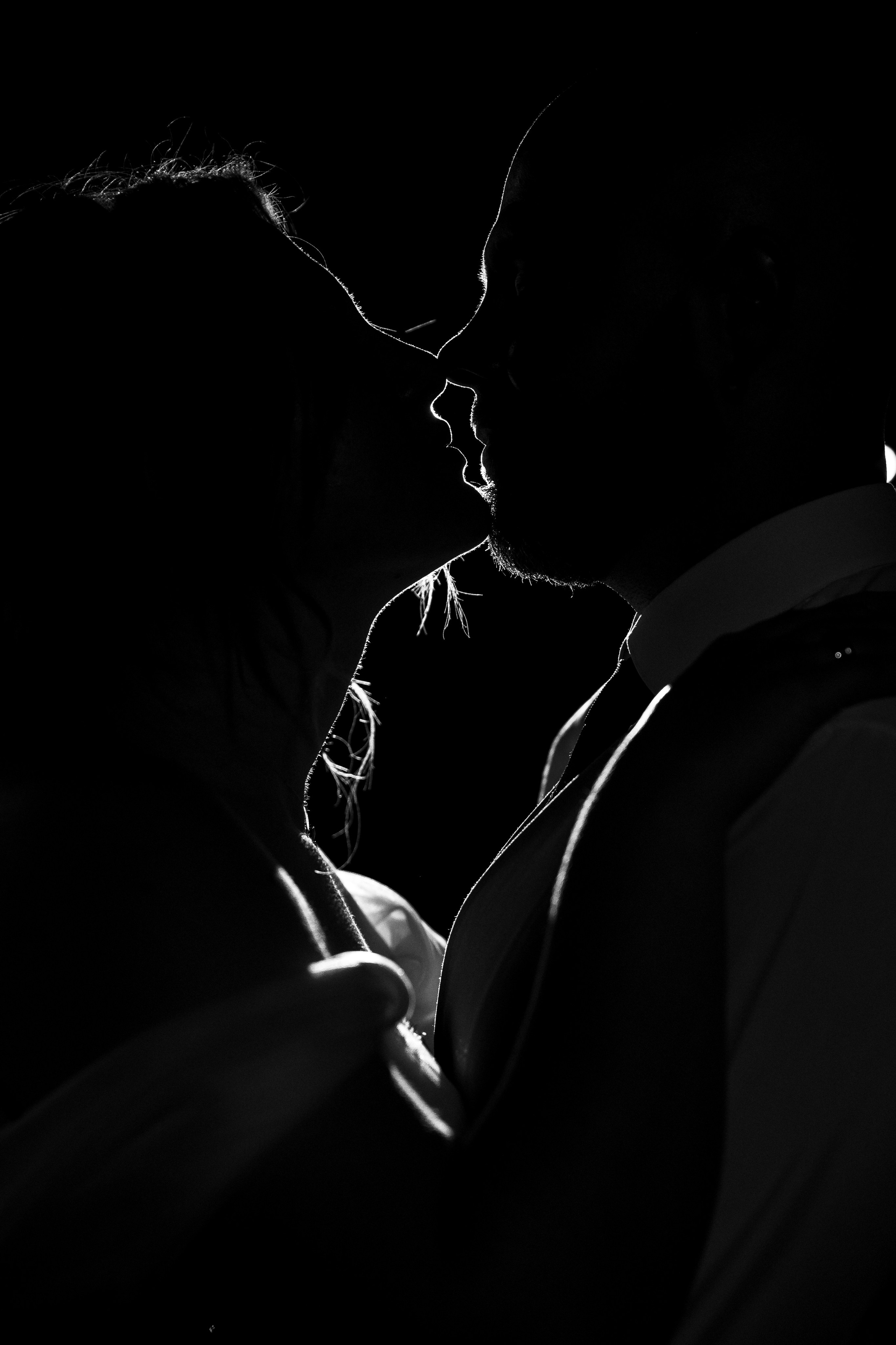 свадебная фотосессия силуэты