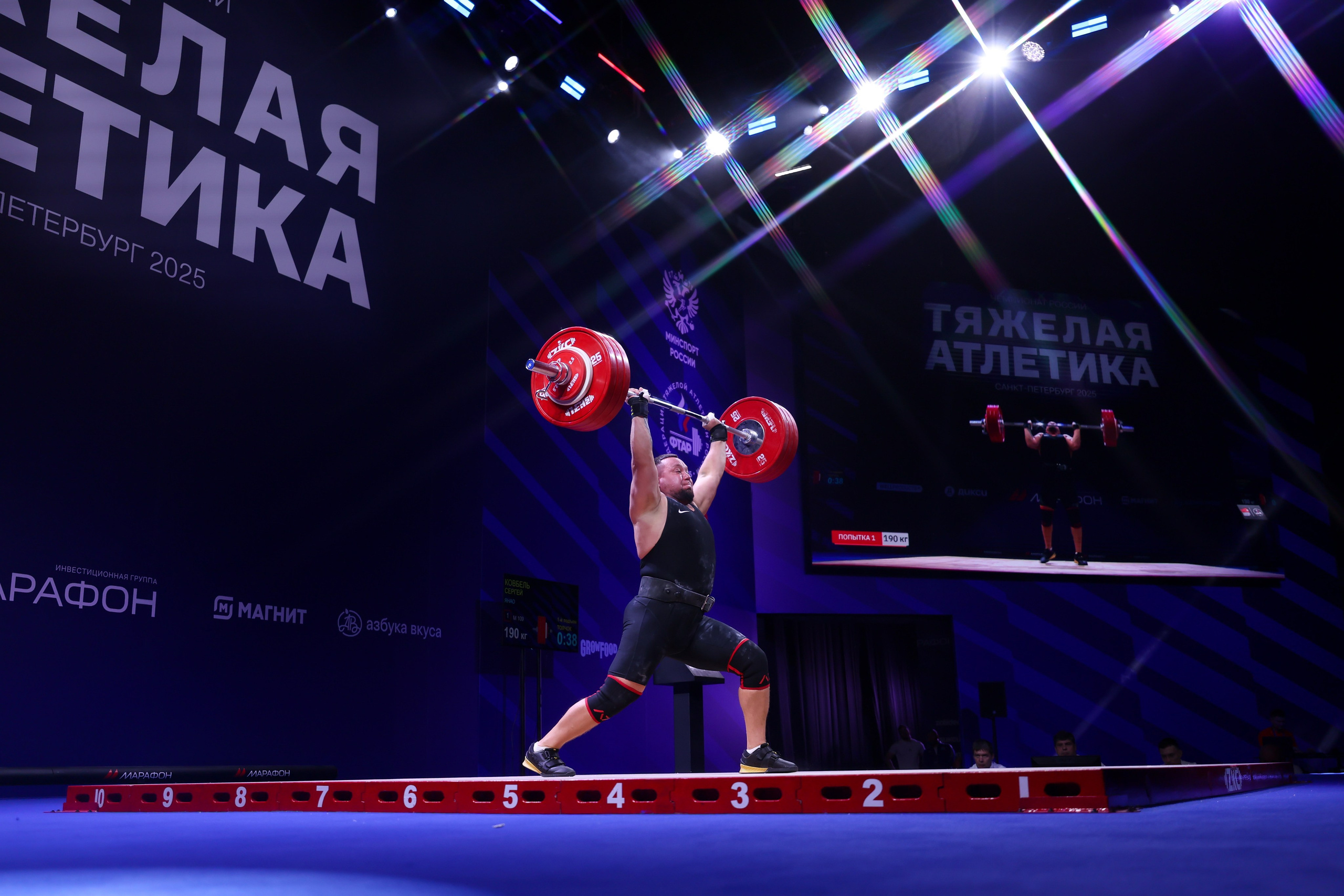 Чемпионат России по тяжелой атлетике 2025. Спортивный и репортажный фотограф Антон Тереханов