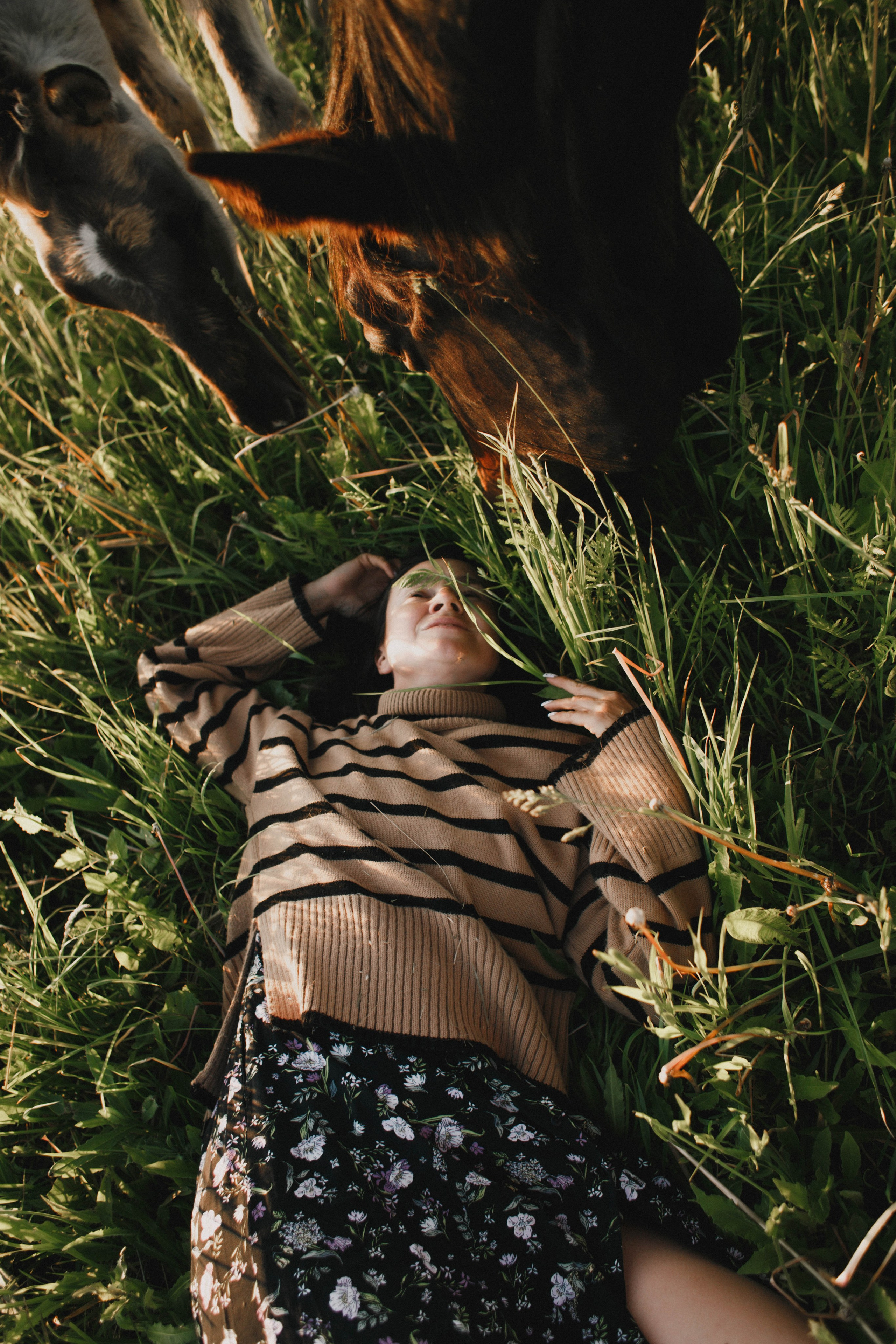 Варвара. Лошади. Закат. Фотограф в Нижнем Новгороде