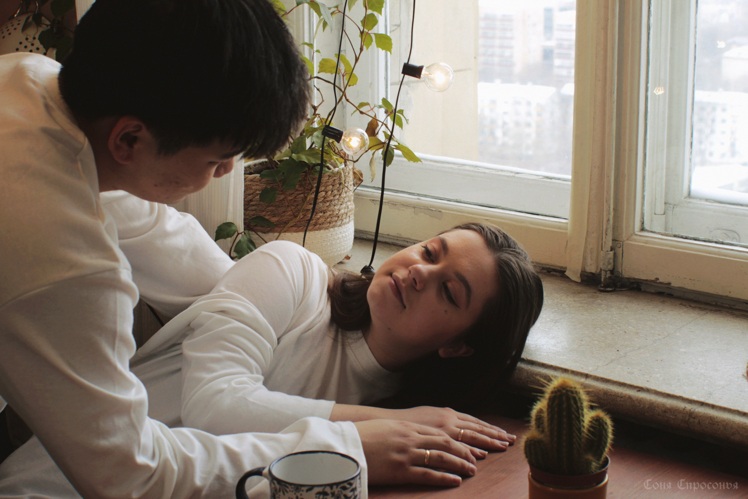 Лавстори Полина и Жора. Концертный и портретный фотограф в Москве Соня Спросонья