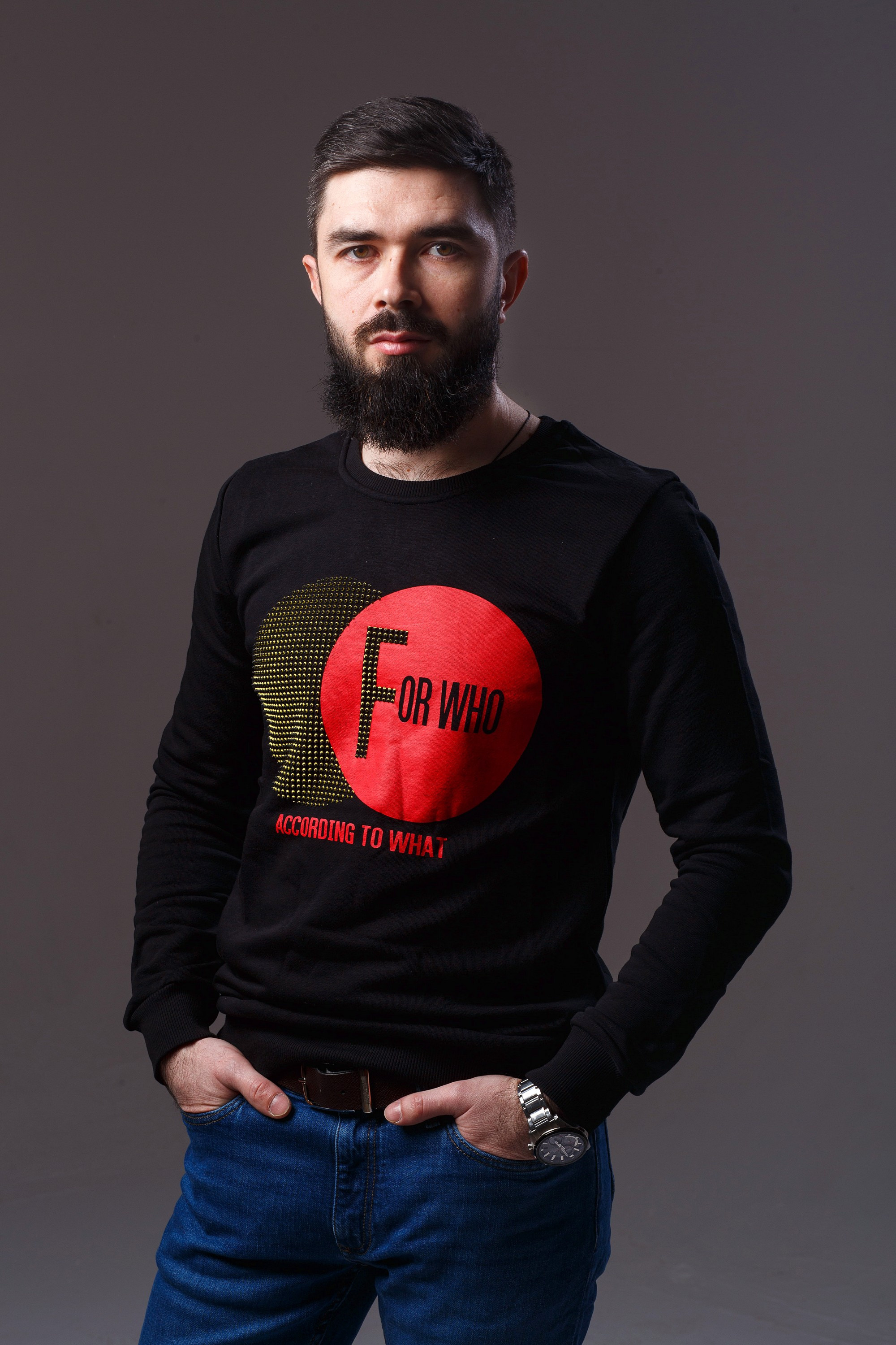 Мужской портрет в студии. Фотограф Яков Поспехов