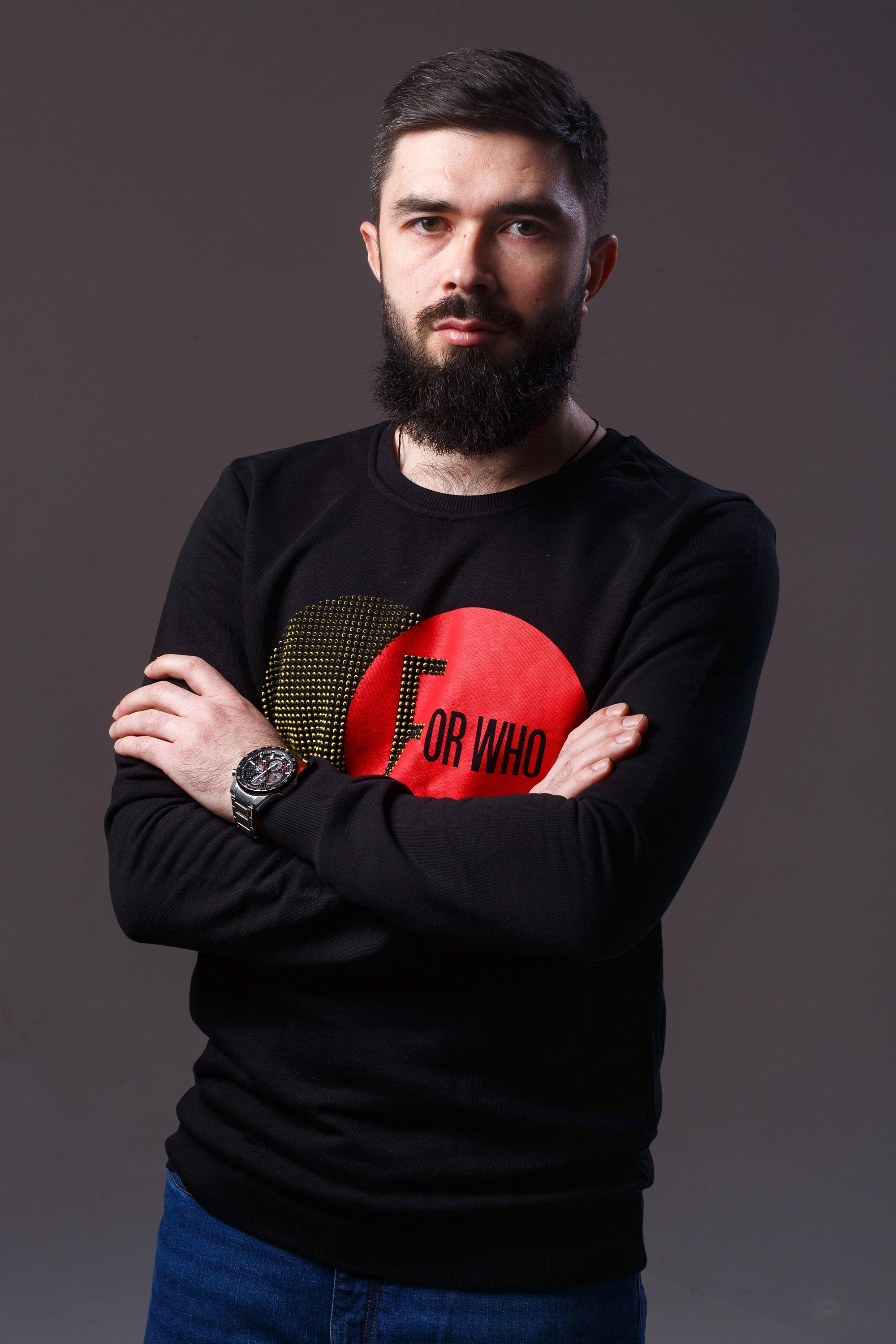 Мужской портрет в студии. Фотограф Яков Поспехов