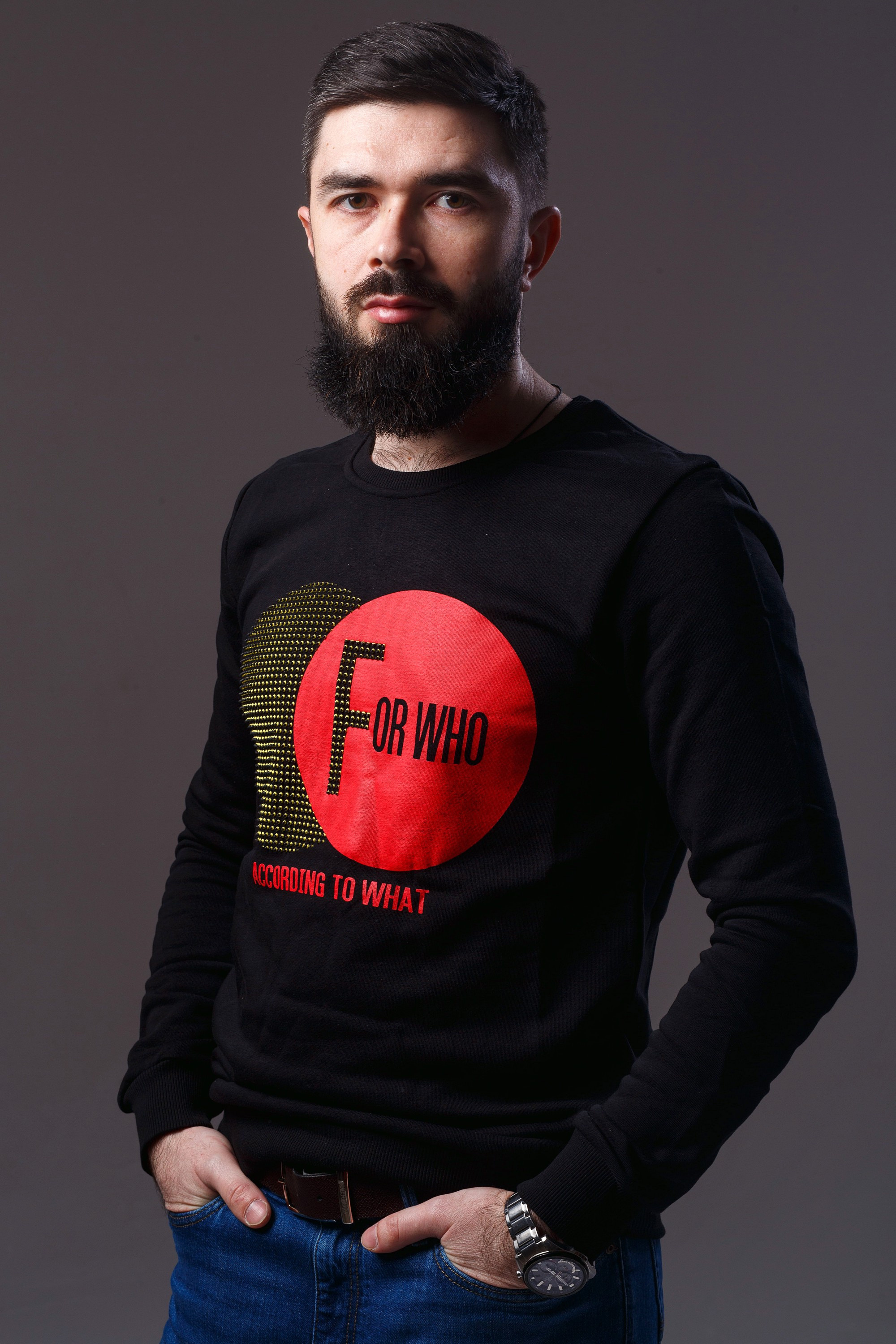 Мужской портрет в студии. Фотограф Яков Поспехов