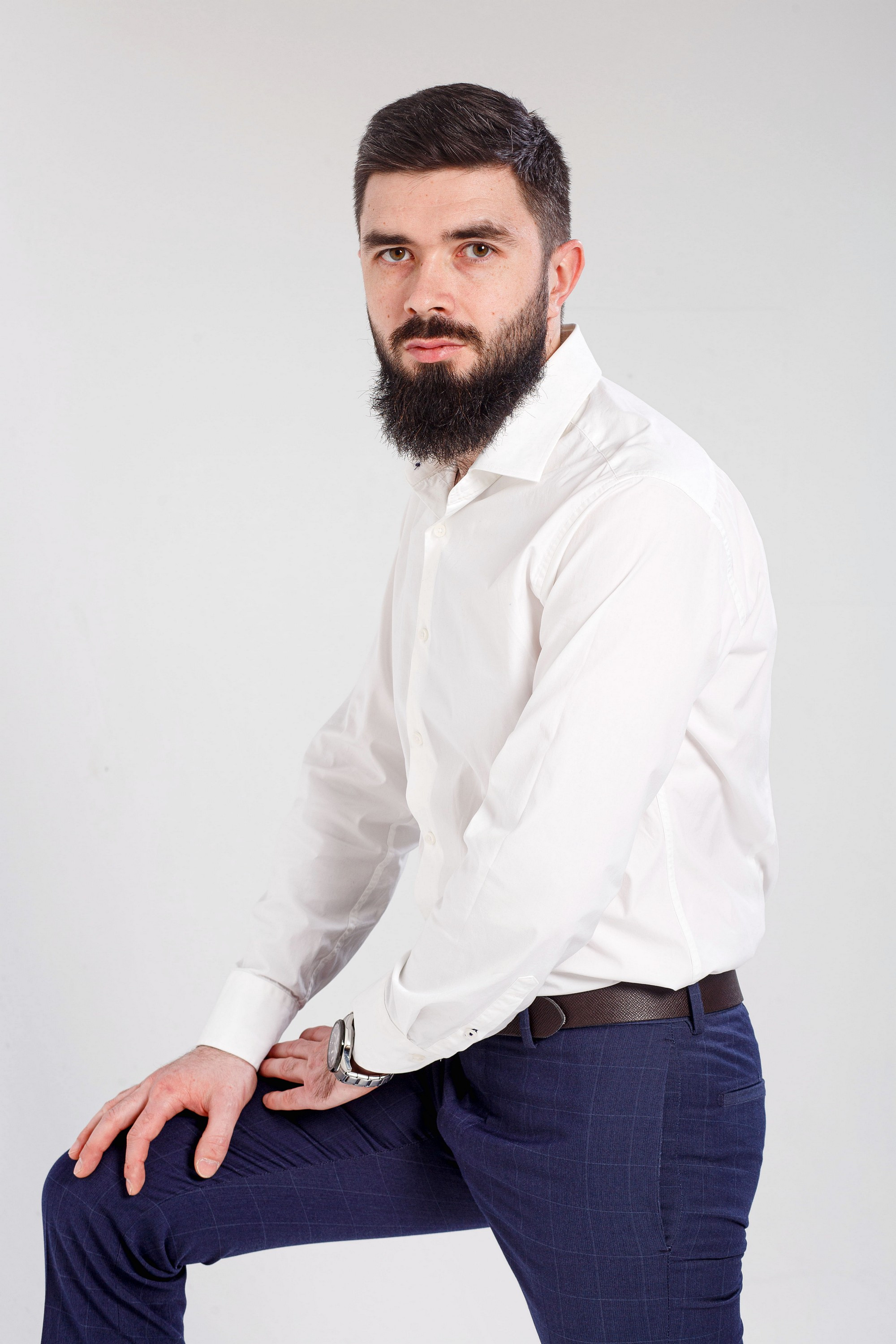 Мужской портрет в студии. Фотограф Яков Поспехов