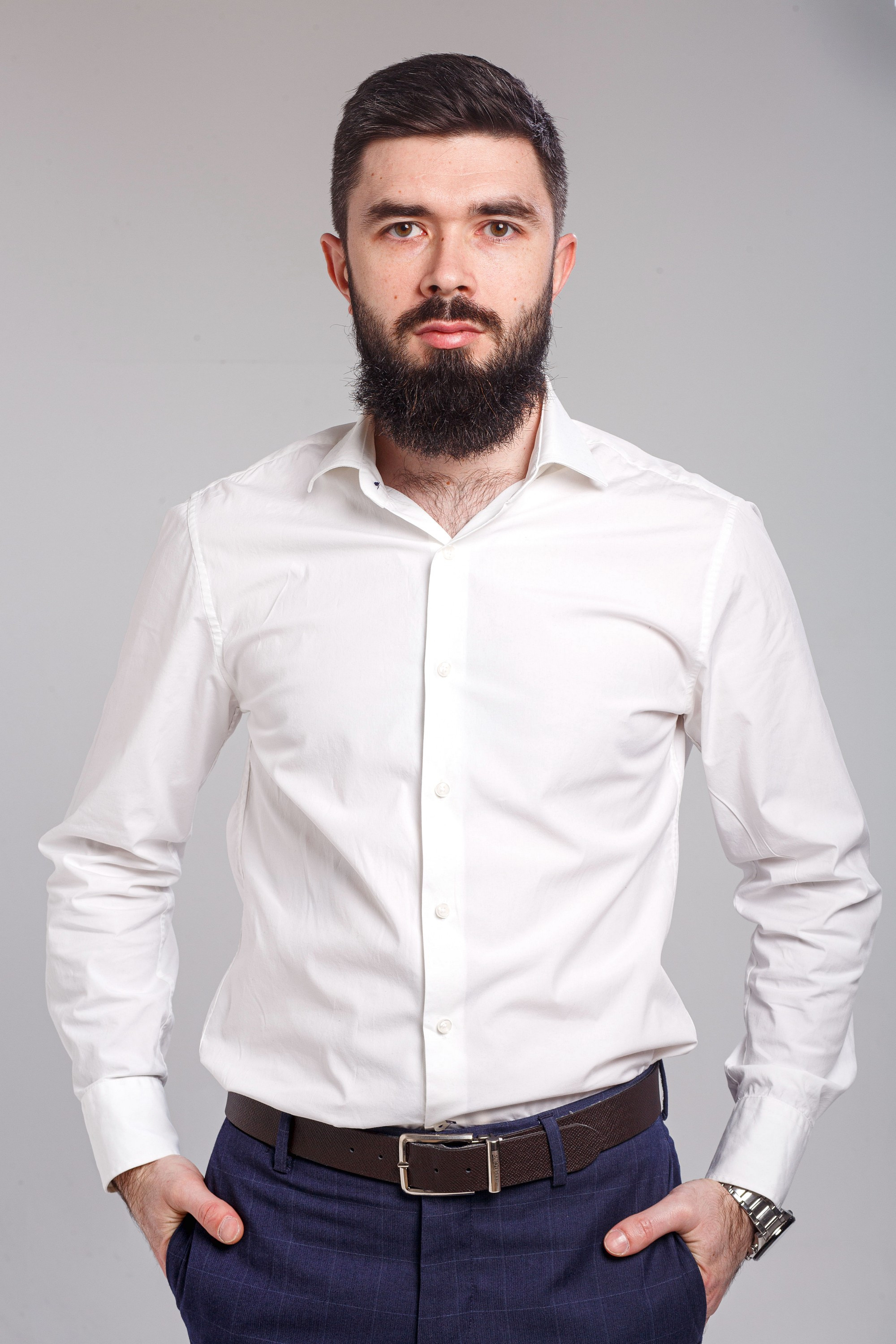 Мужской портрет в студии. Фотограф Яков Поспехов