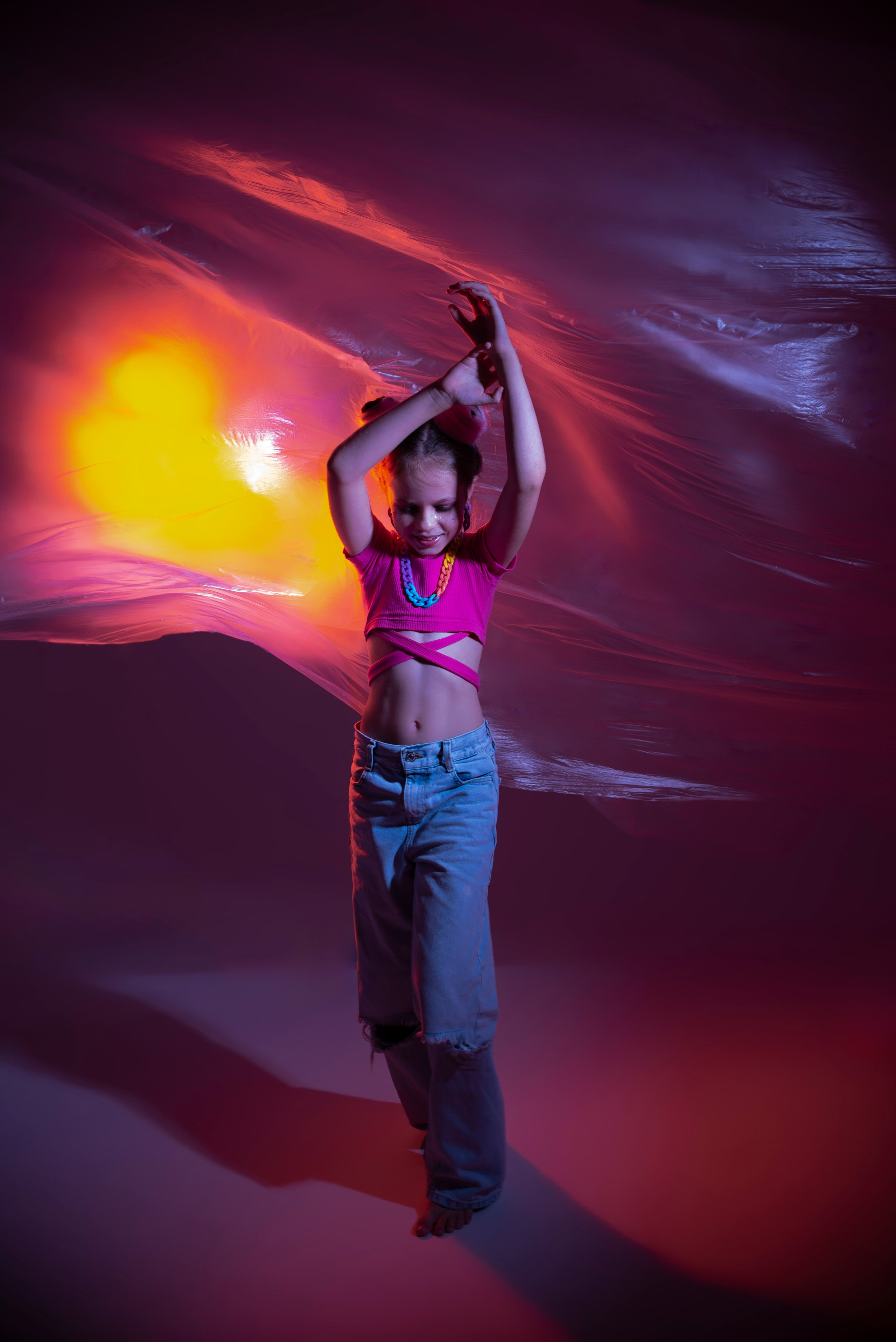 стильная детская фотосессия в студии