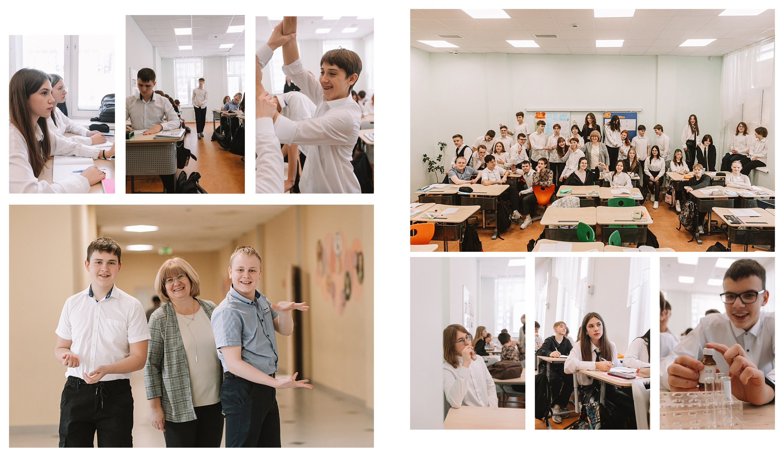 Макет фотокниги Один день в школе, 9 класс. Семейный фотограф Тюмень, фотограф на роды Салмина Мария