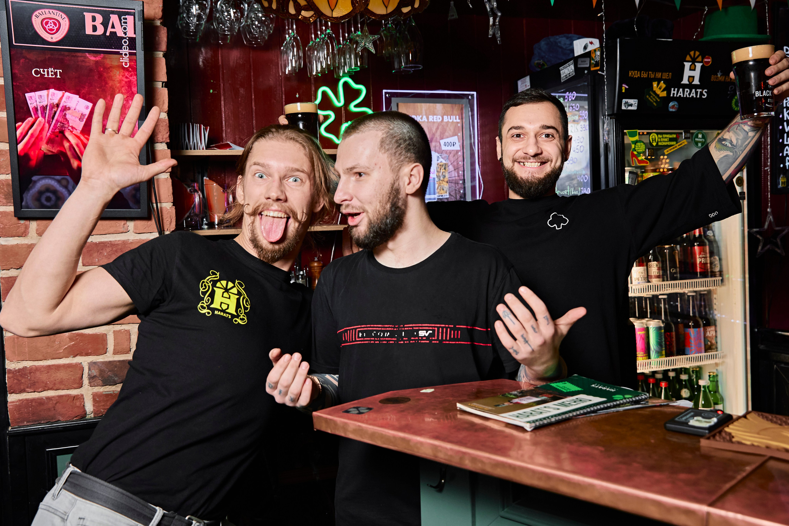 Новогодние выходные в Harat’s pub. Фотограф Александра Иванова