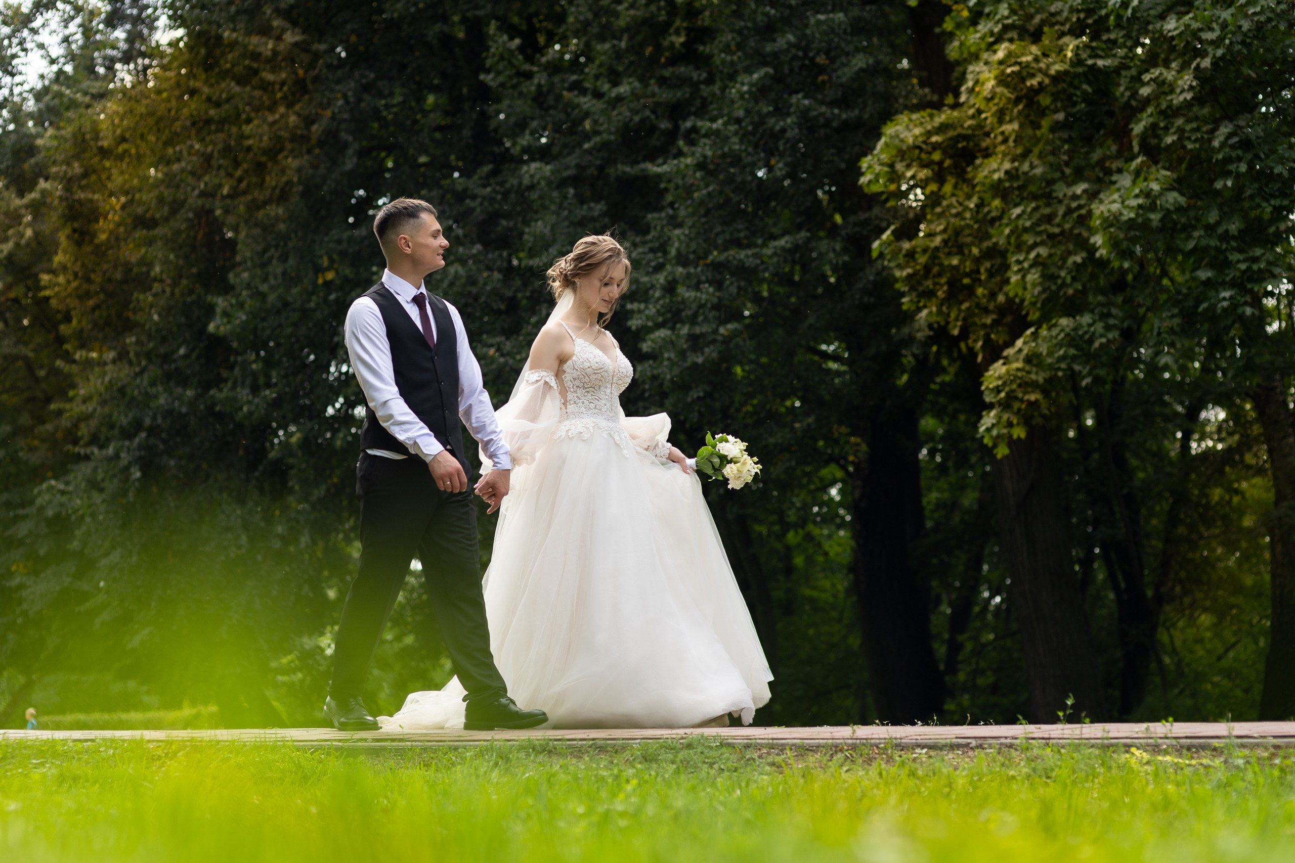 Дворец Бобринских. Свадебная фотосъёмка в Москве, Туле