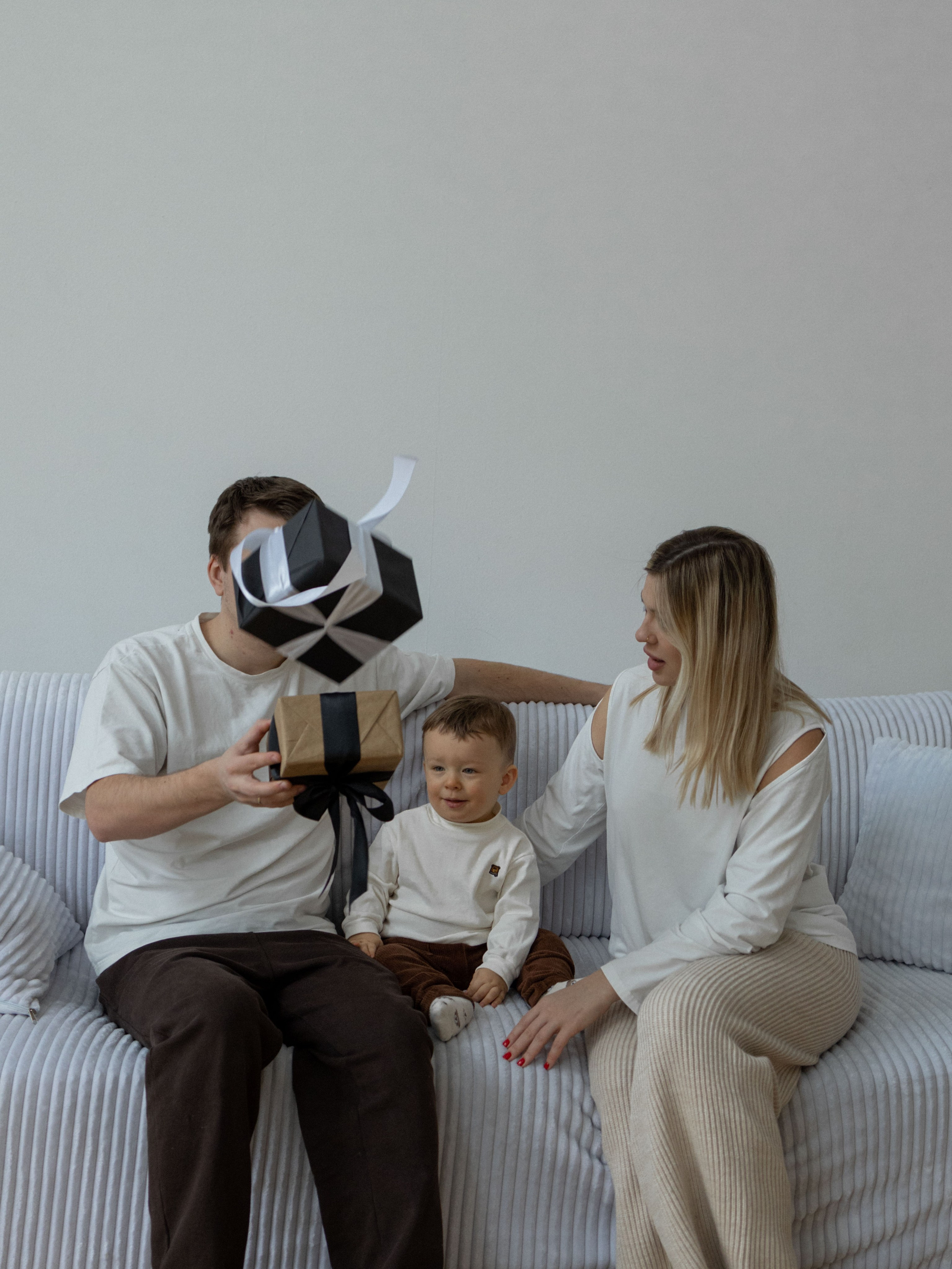 Новый год. Максим, Даша и Мирон. Фотограф Дарья Соколовская