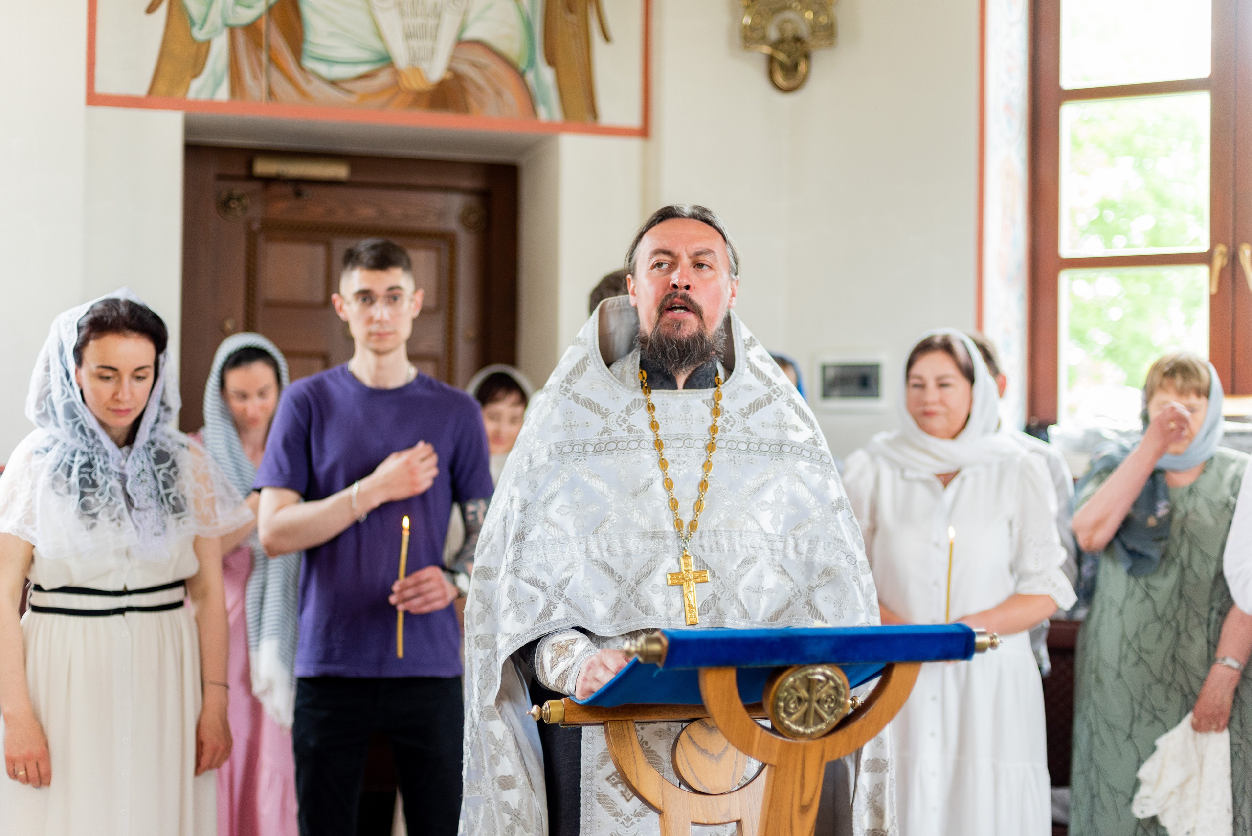 Крещение Ники. Фотограф Юлия Попова