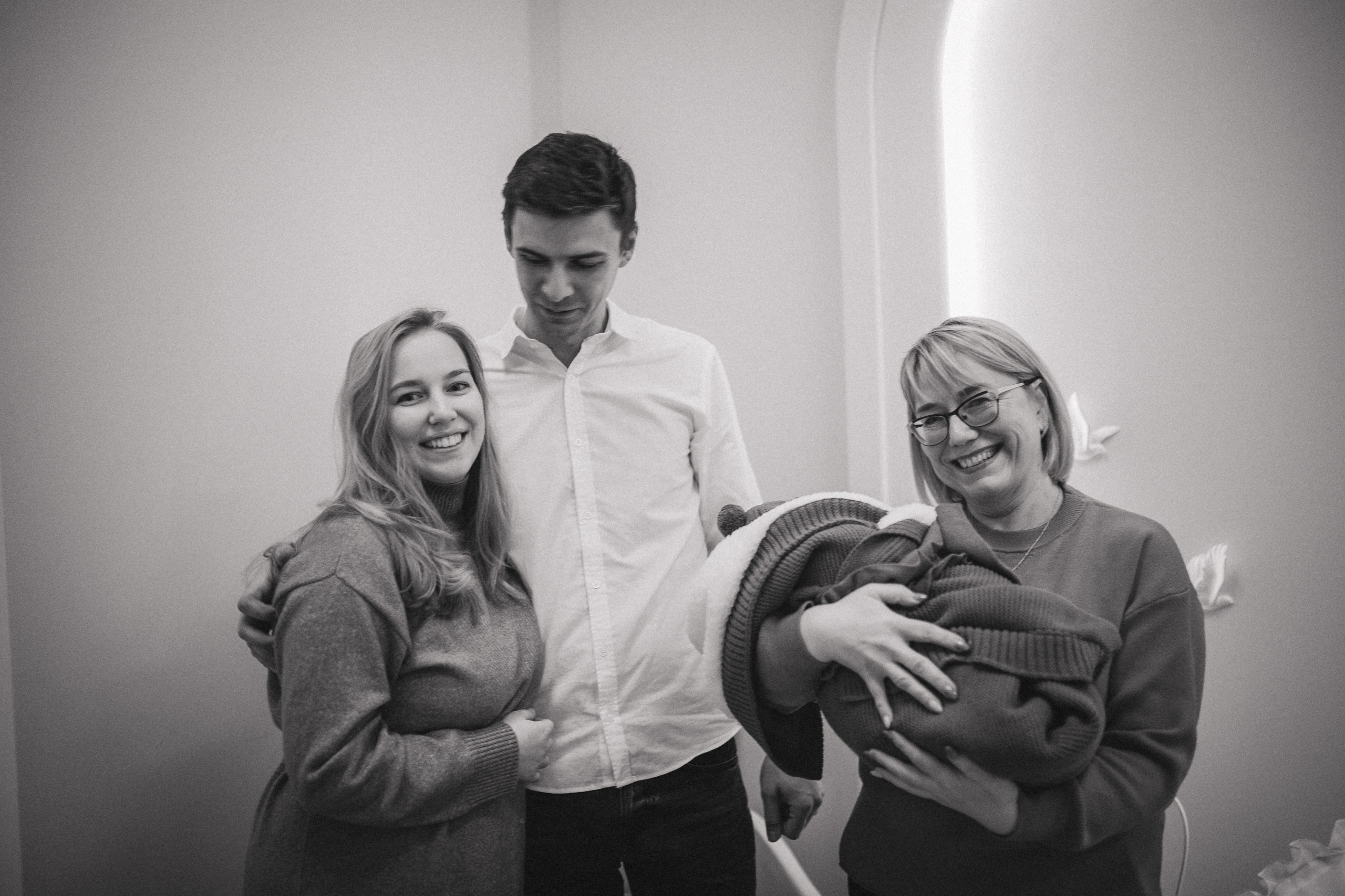 Выписка из роддома. Семейный и детский фотограф в Москве Антонина Смирнова