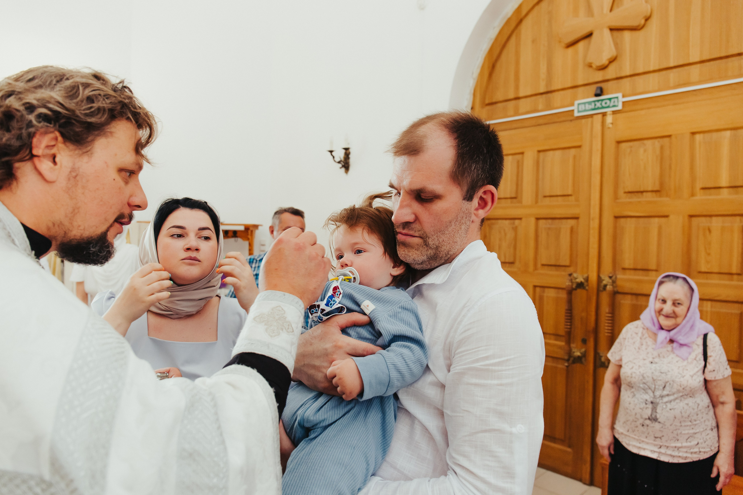 Фотосъемка Крещения ребенка. Фотограф новорожденных и детский в Сергиевом Посаде Кругликова Юлия