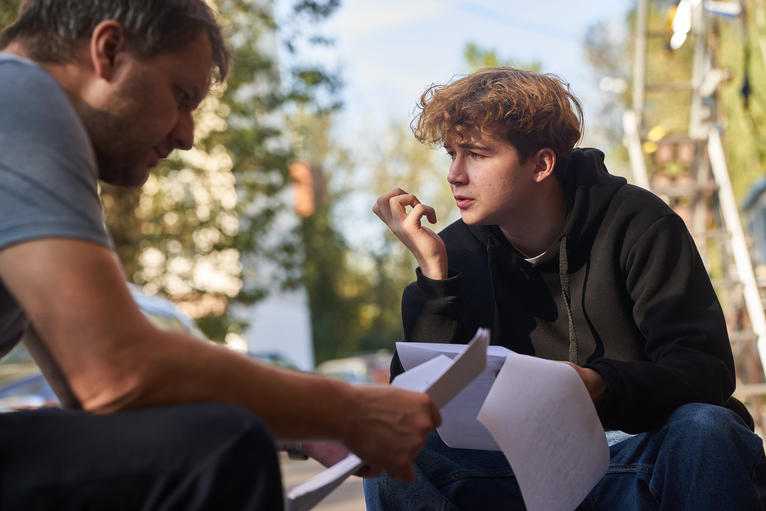 Закулисье (бэкстейдж). Фотограф Петр Анисимов