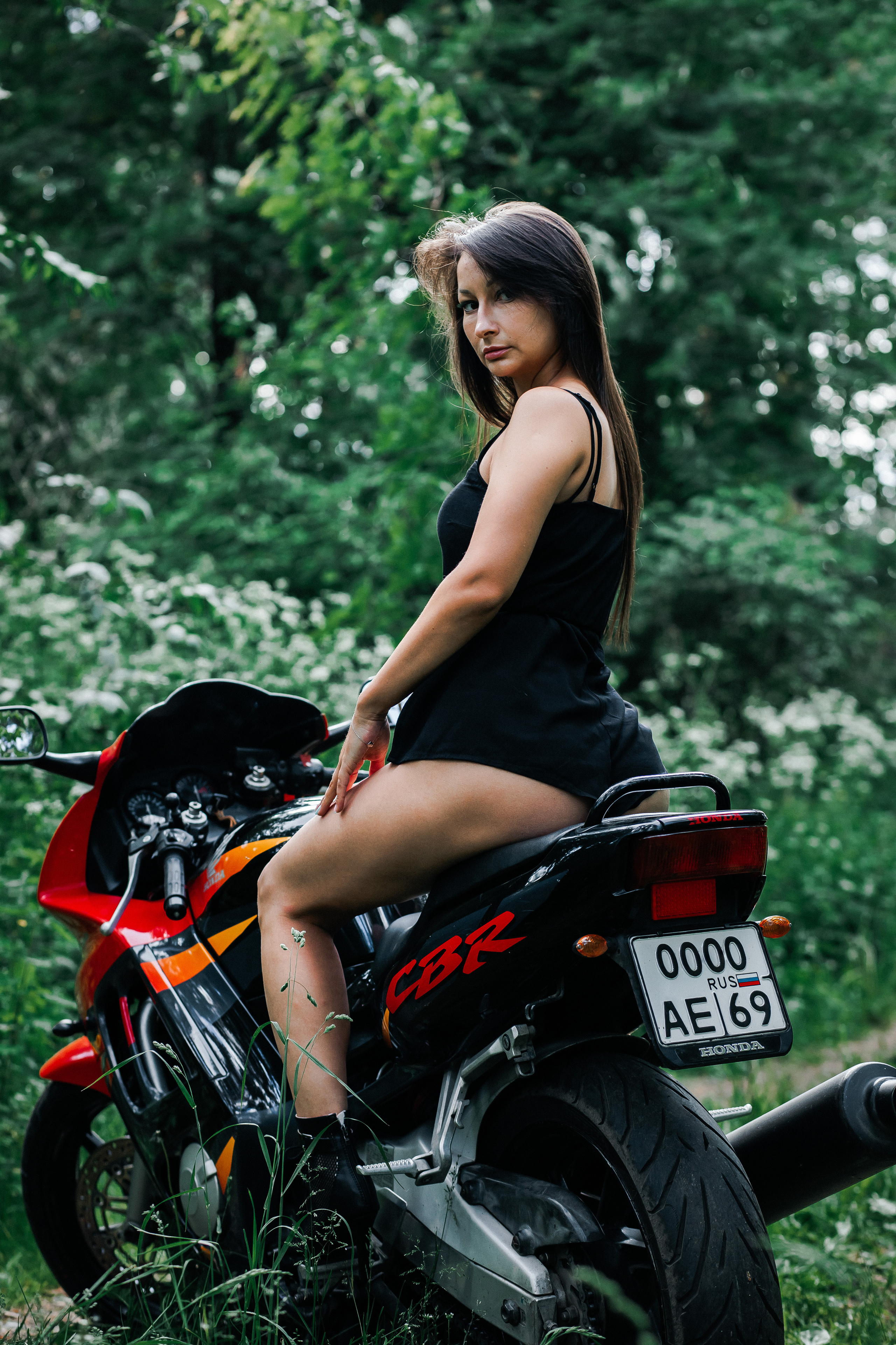 На мотоцикле. Детский и семейный фотограф Эльвира Воронина Удомля Тверь