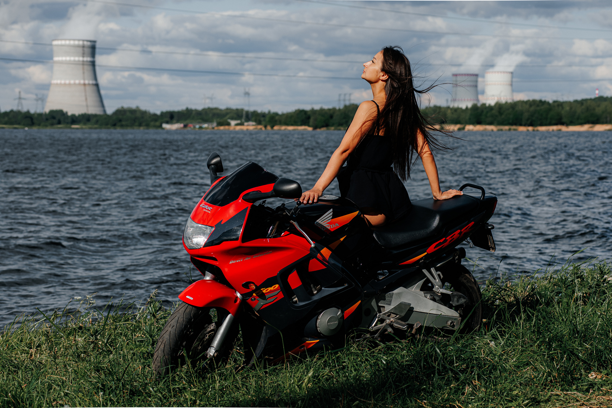 На мотоцикле. Детский и семейный фотограф Эльвира Воронина Удомля Тверь