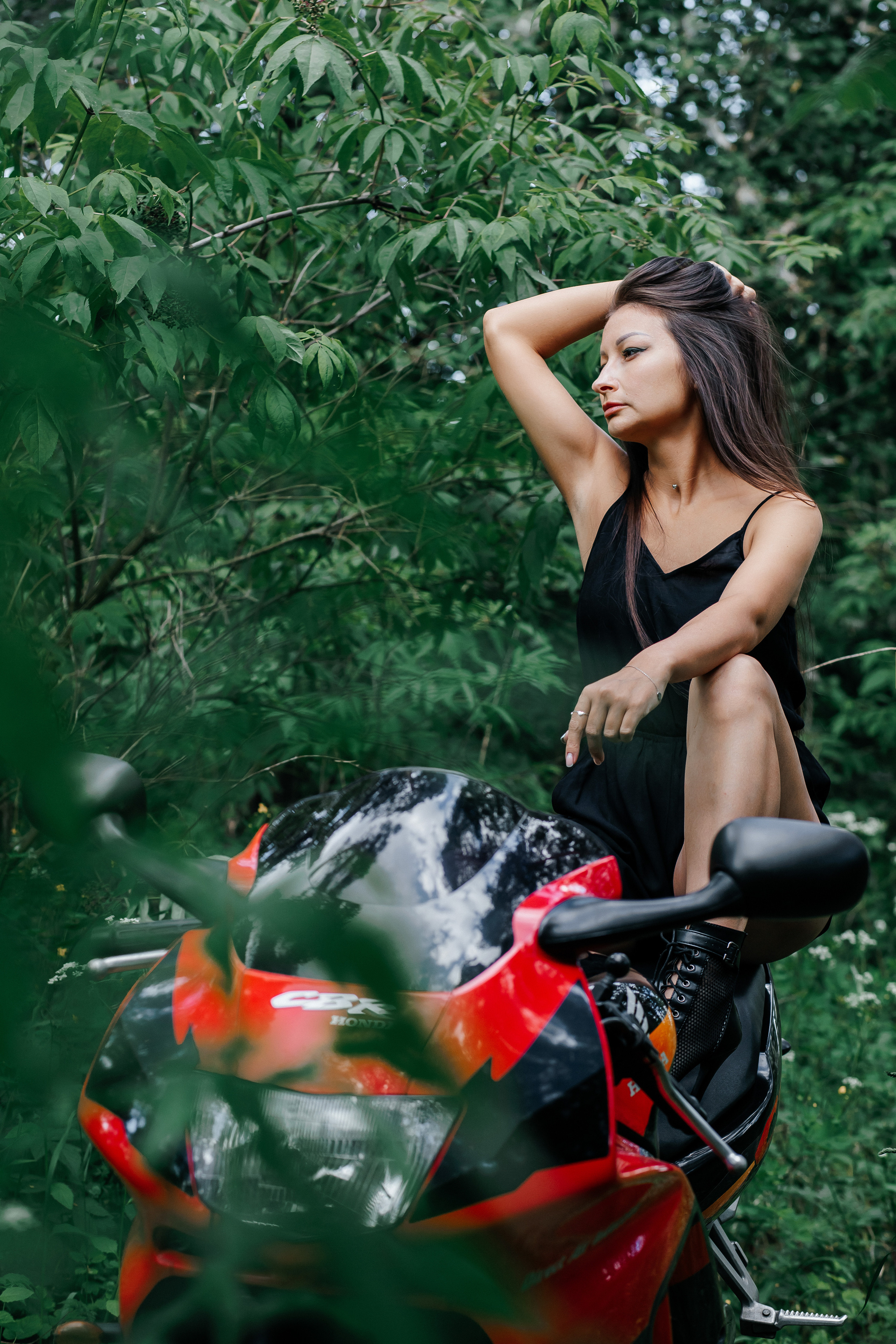 На мотоцикле. Детский и семейный фотограф Эльвира Воронина Удомля Тверь