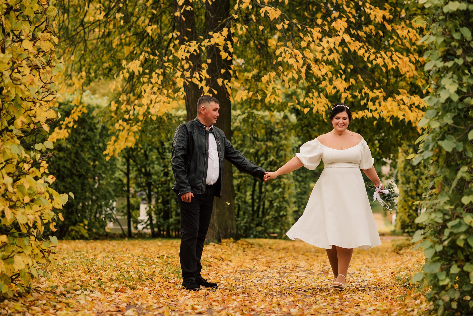 Анна и Сергей. Осень в Пушкине. Семейный и Свадебный фотограф. Санкт-Петербург. Пушкин