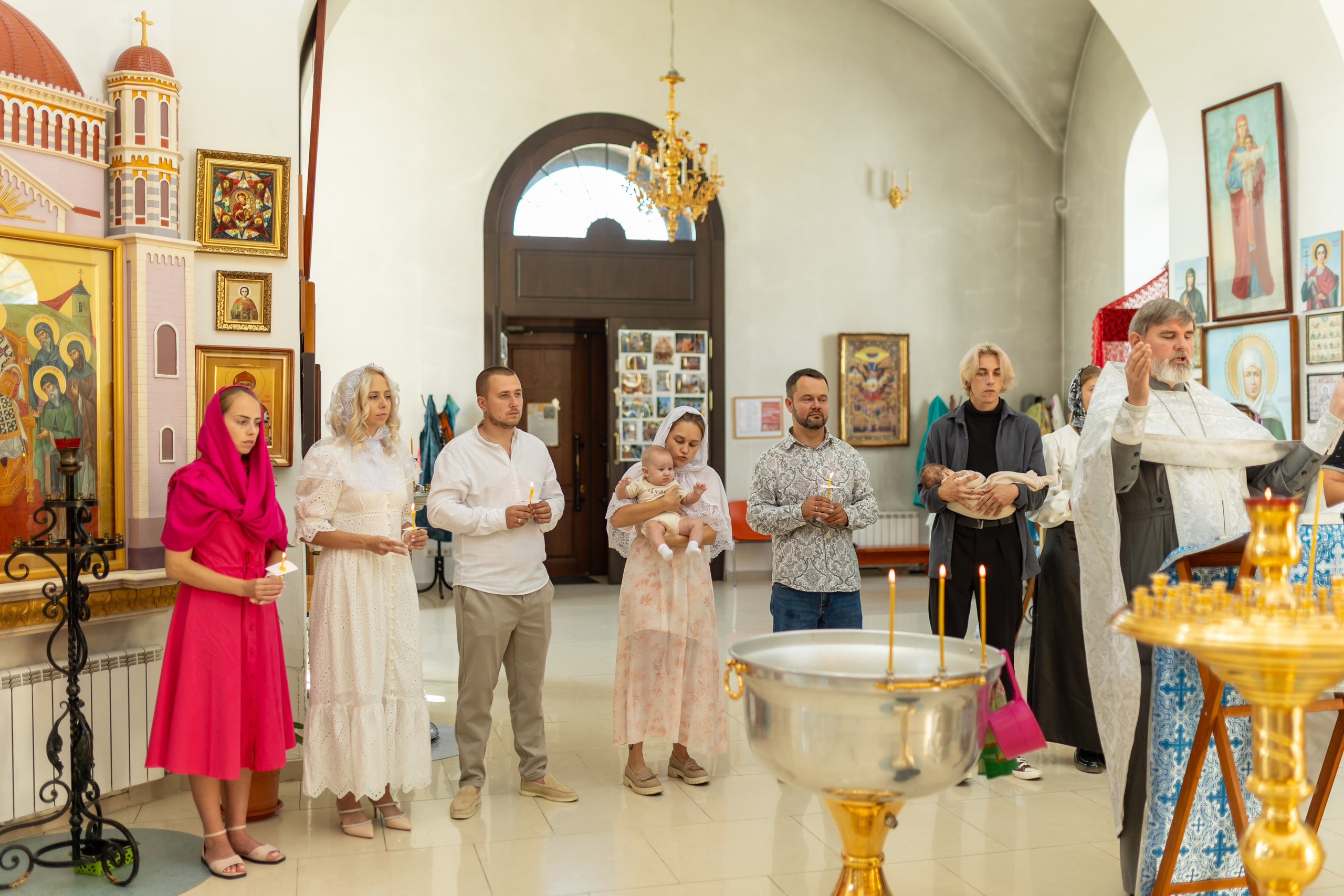 Крещение Артёма (все фото с таинсвта крещения). Фотограф новорожденных. Детский и семейный фотограф Марьяна Юдина