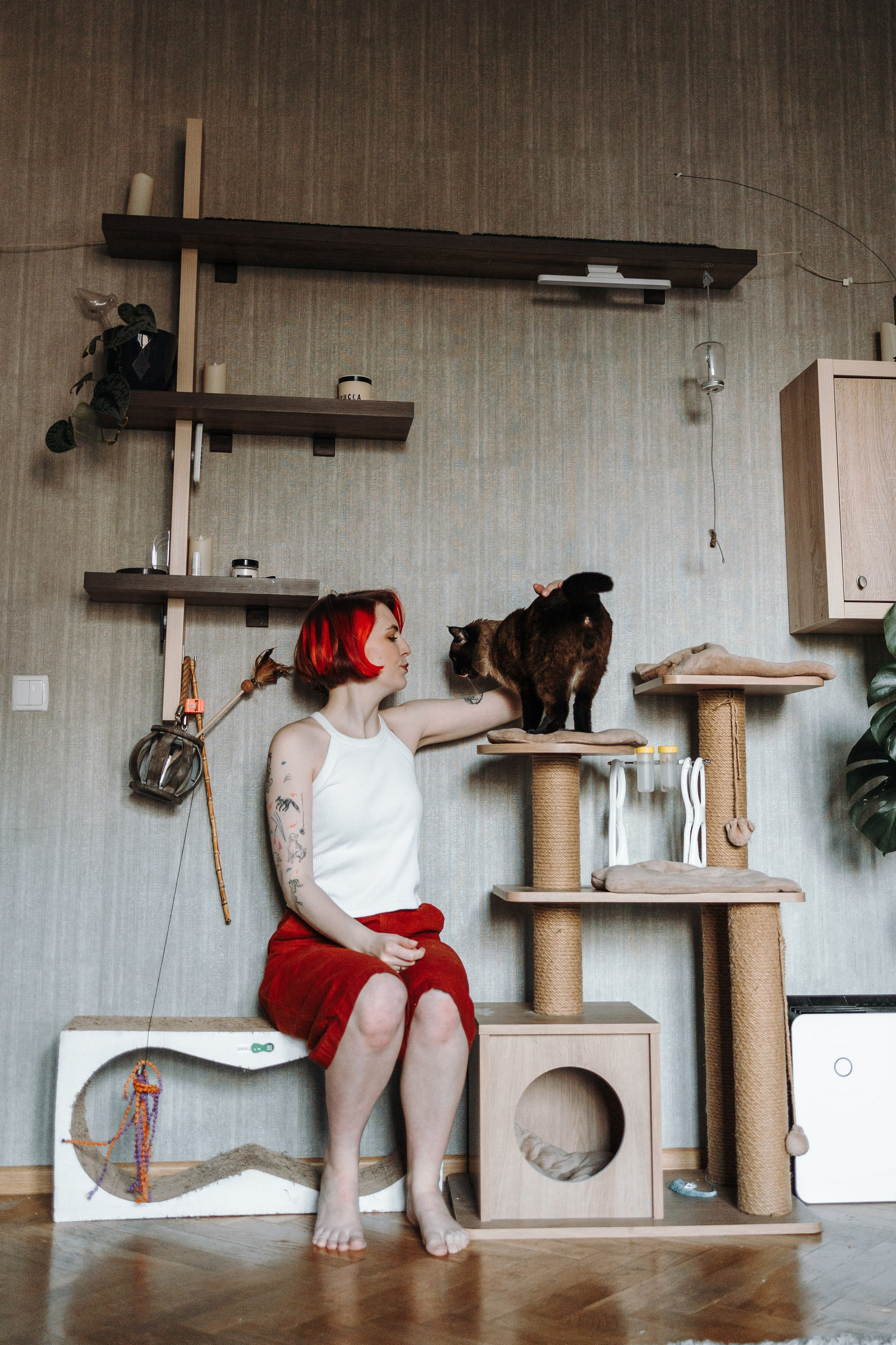 Саша и ее хвосты. Фотограф — Анималист | Санкт-Петербург