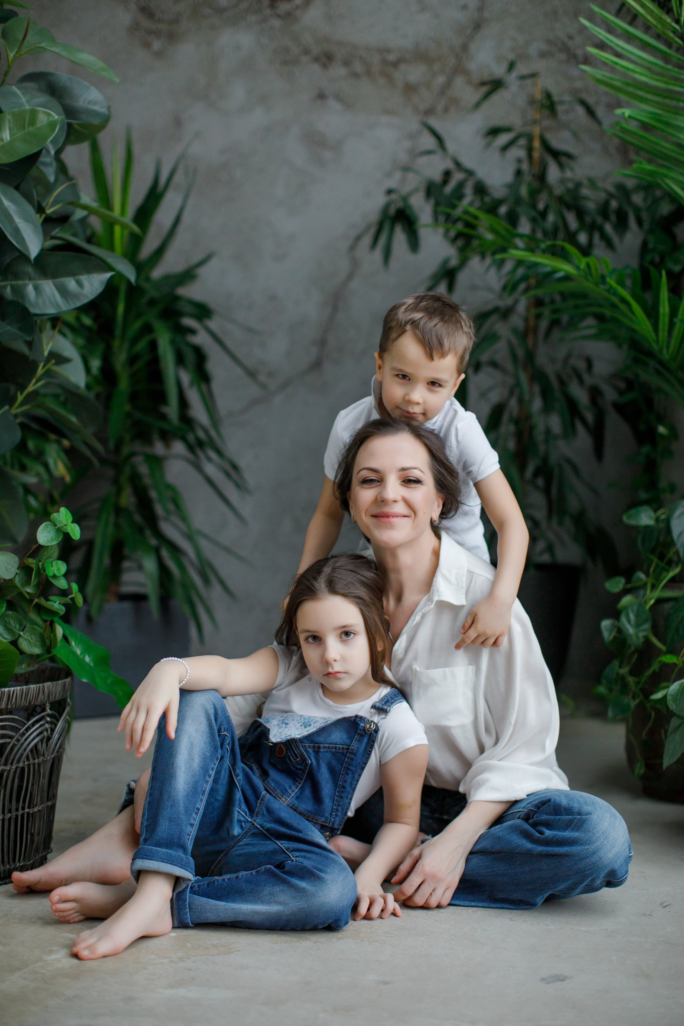 Семейное. Лена, Надя и Тимошка. Школьные альбомы, Семейные съемки, Портреты, Фотограф Елена Кузнецова