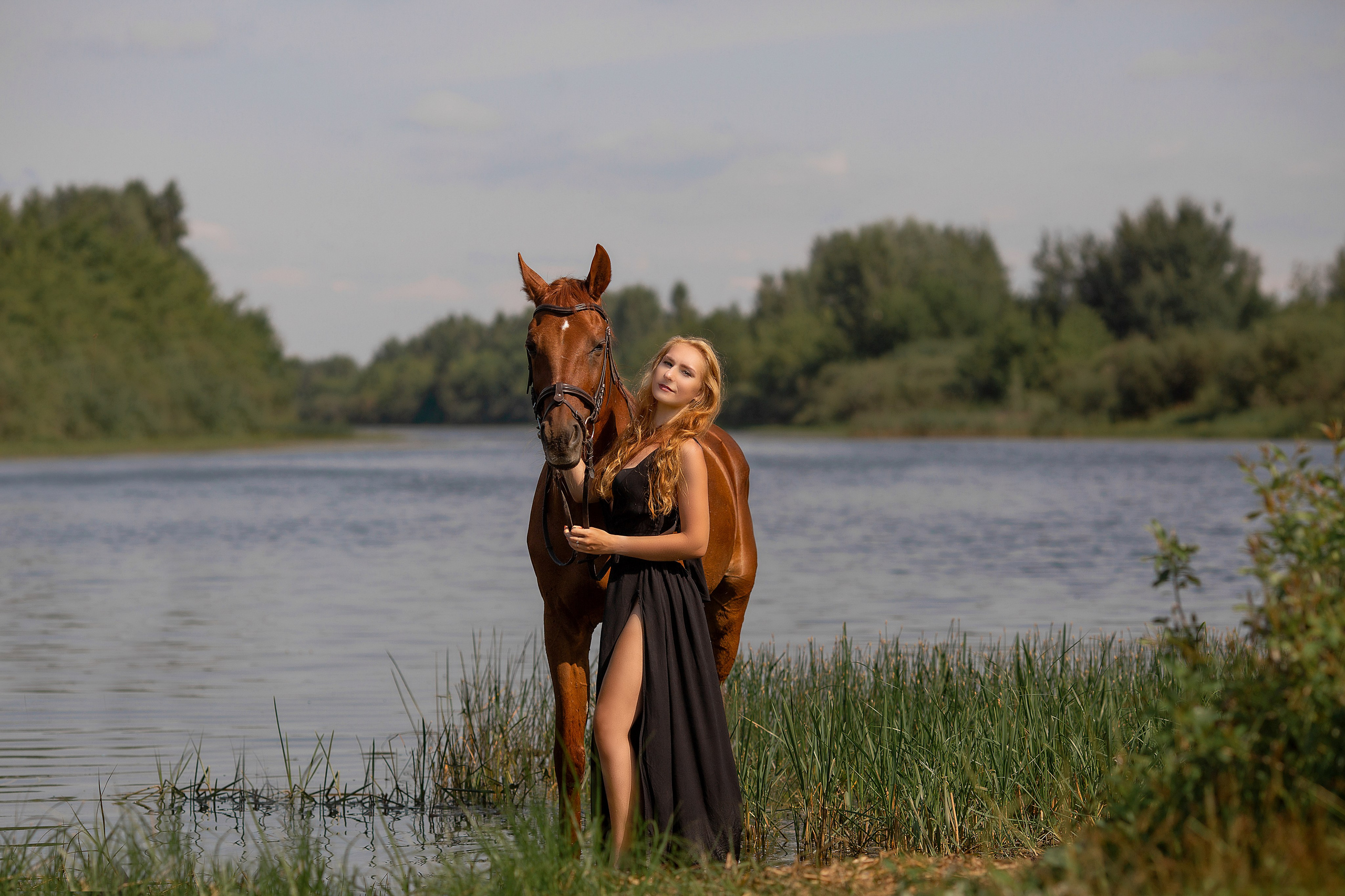 Анна и Алтан. Фотосессия с лошадьми в Нижнем Новгороде
