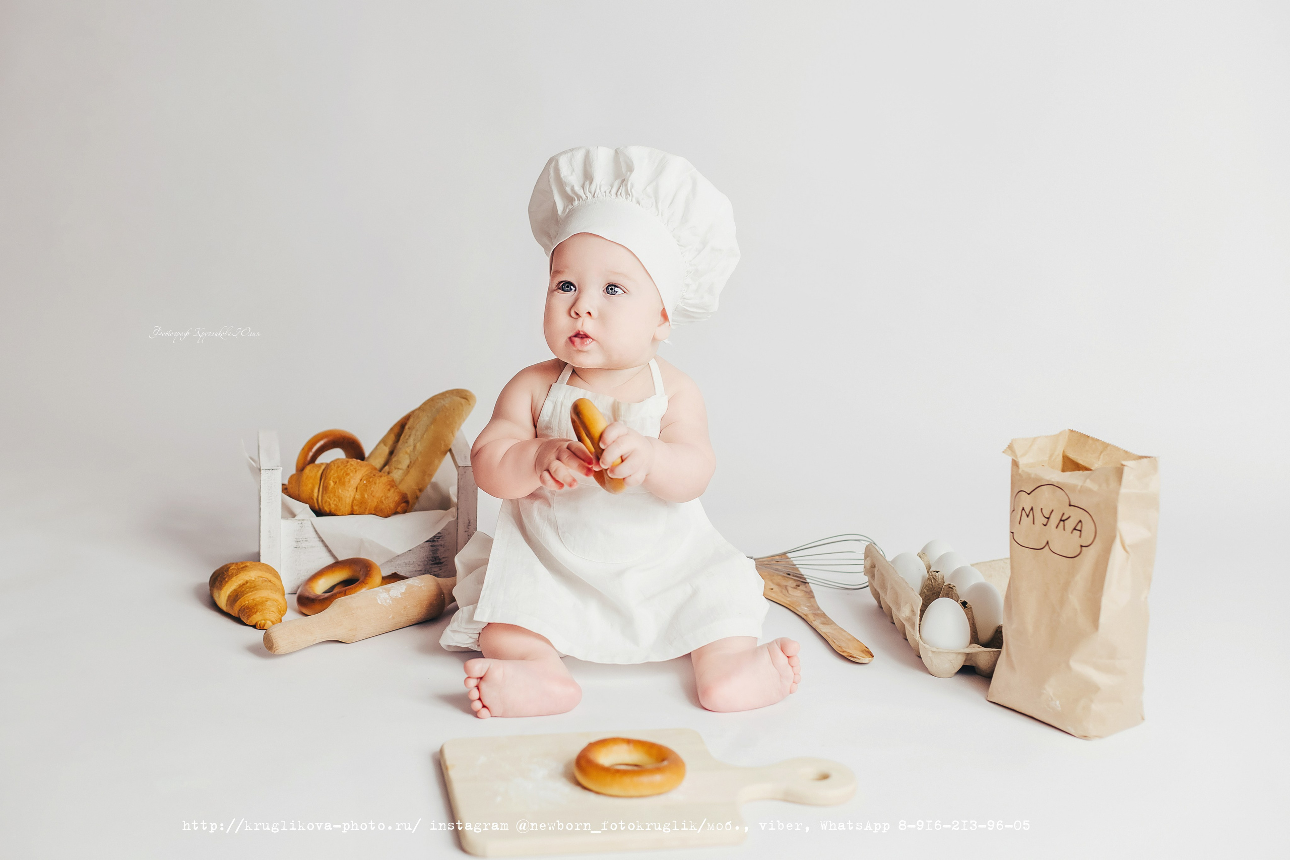 Пасхальная фотосессия для малыша до года. Фотограф новорожденных и детский в Сергиевом Посаде Кругликова Юлия