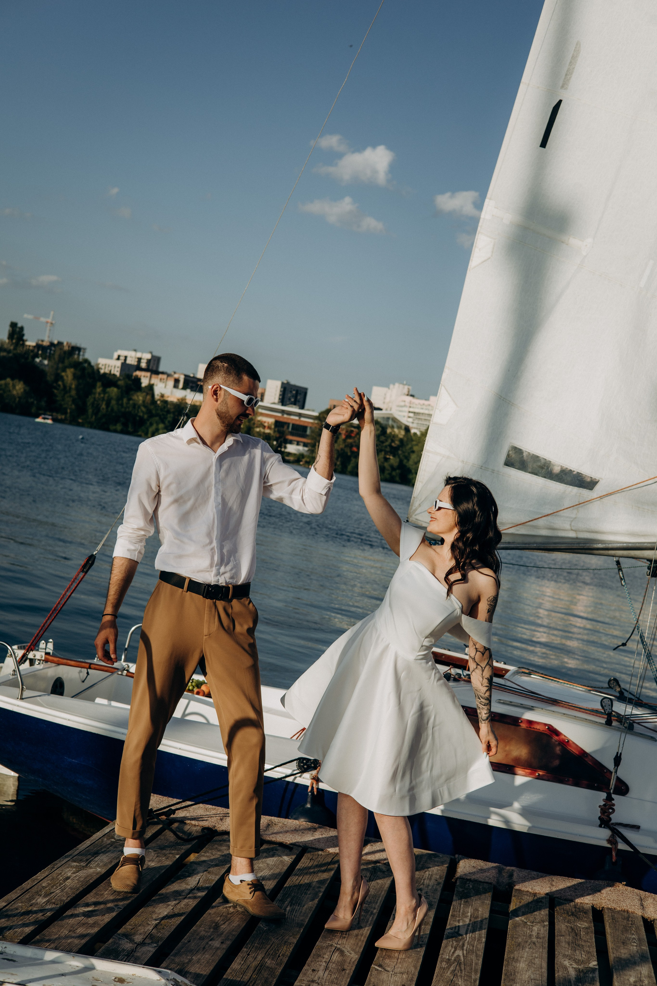 Катя, Максим, яхта. Портретный и семейный фотограф в Воронеже Ксения Ремизова