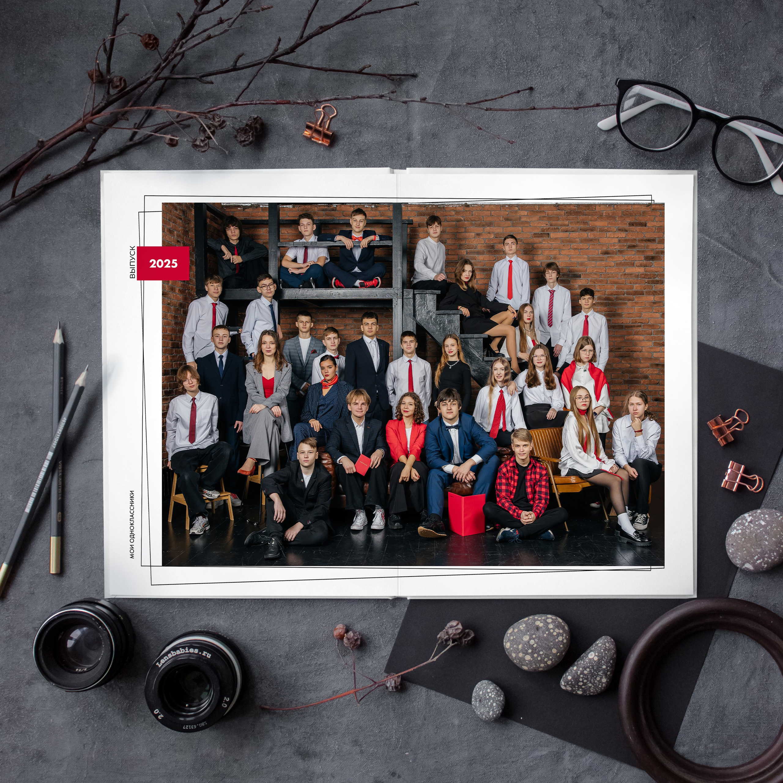 Альбом общей верстки 21×30. Школьный фотограф в Новосибирске Наталья Иванченко